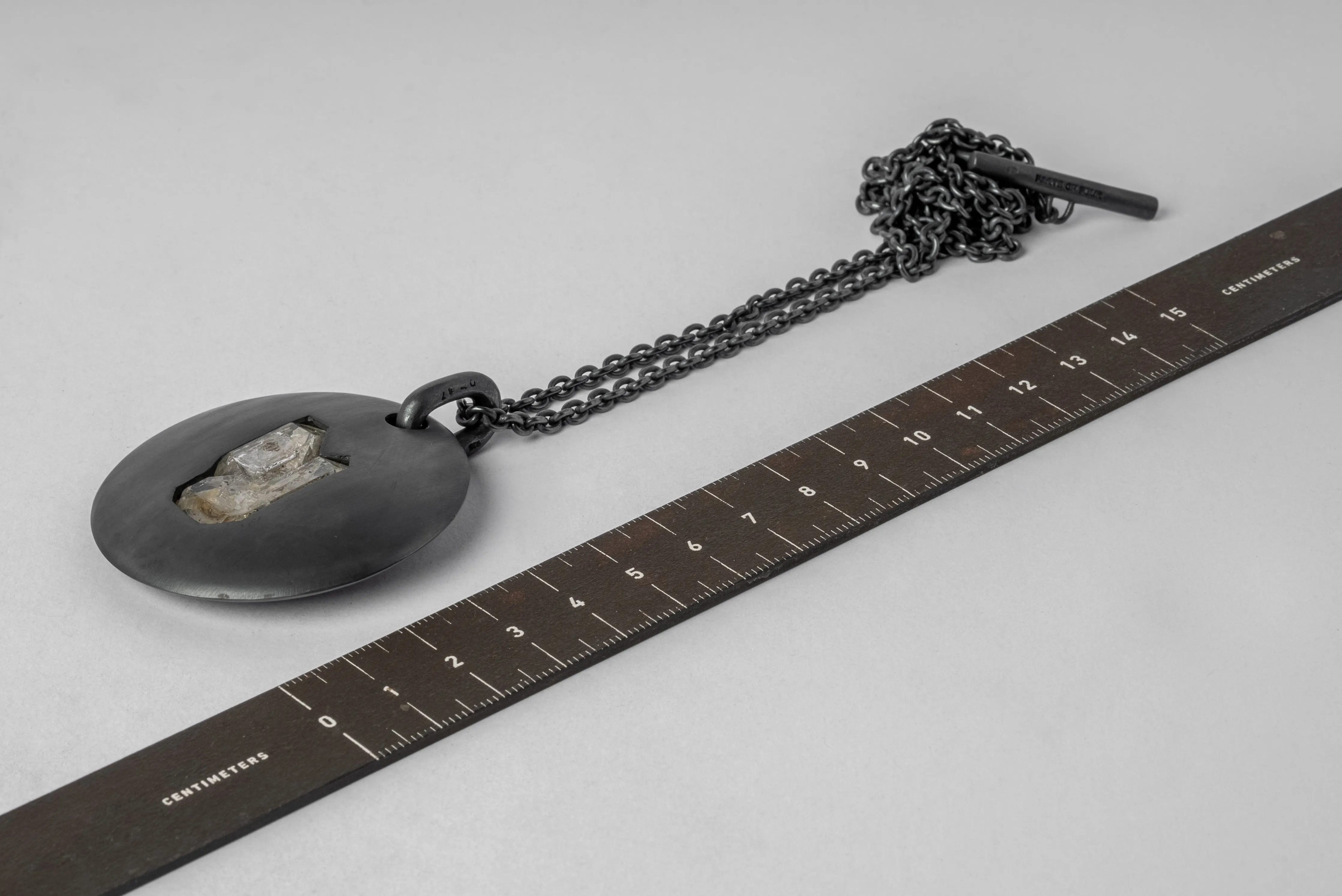 Disk Necklace (50mm, Misc. Quartz, KA+QQ) sold by Parts of Four product image thumbnail 5