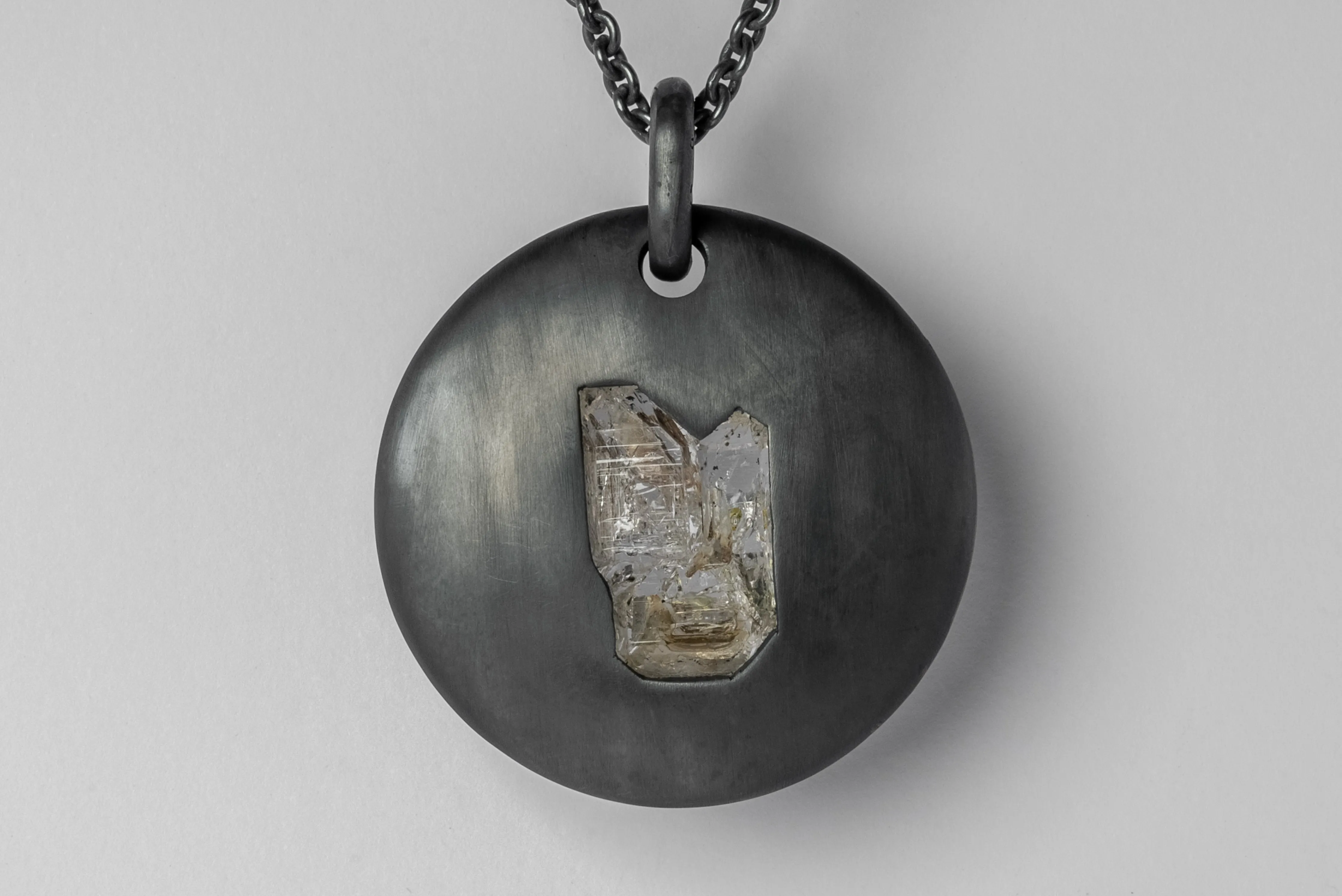 Disk Necklace (50mm, Misc. Quartz, KA+QQ) sold by Parts of Four product image thumbnail 3