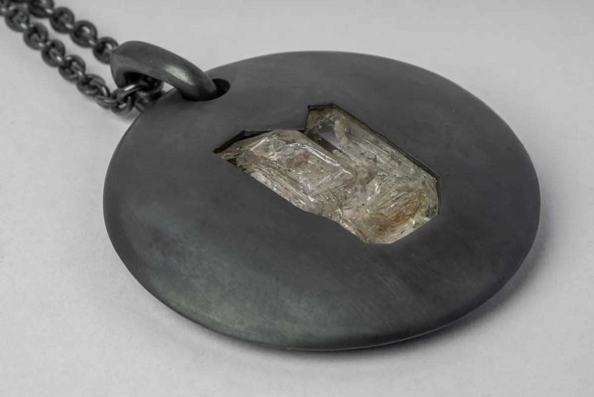 Disk Necklace (50mm, Misc. Quartz, KA+QQ) sold by Parts of Four