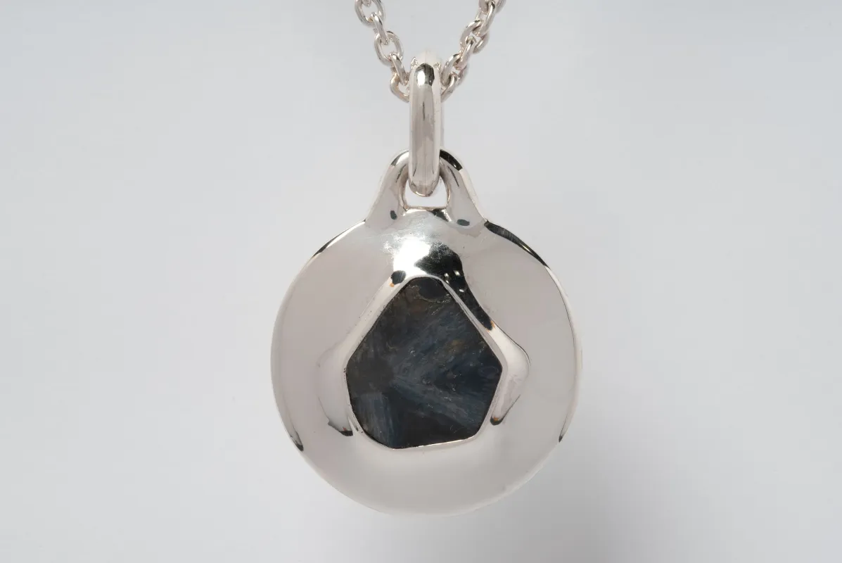 Disk Necklace (Sapphire Slab, PA+SAS) sold by Parts of Four