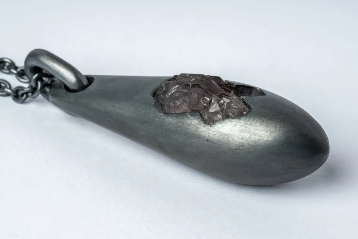 Chrysalis Necklace (Cremaster Emergence, Amethyst, KA+AME) sold by Parts of Four