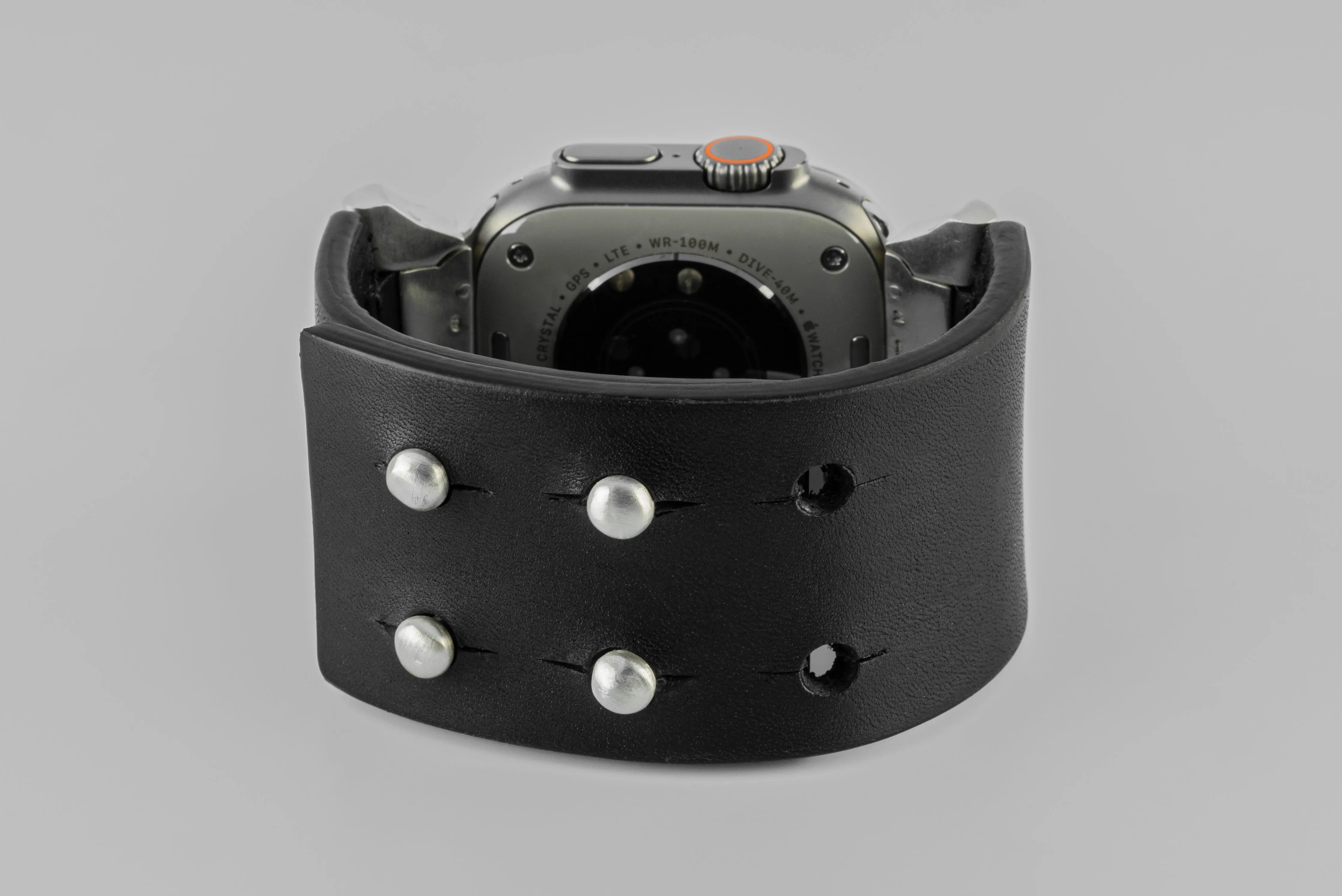 Apple Watch Bracelet (Model 3, 42-49mm, Hyper Strap, Mega Pavé, Studs, BLK+MA+DIA) sold by Parts of Four product image thumbnail 4