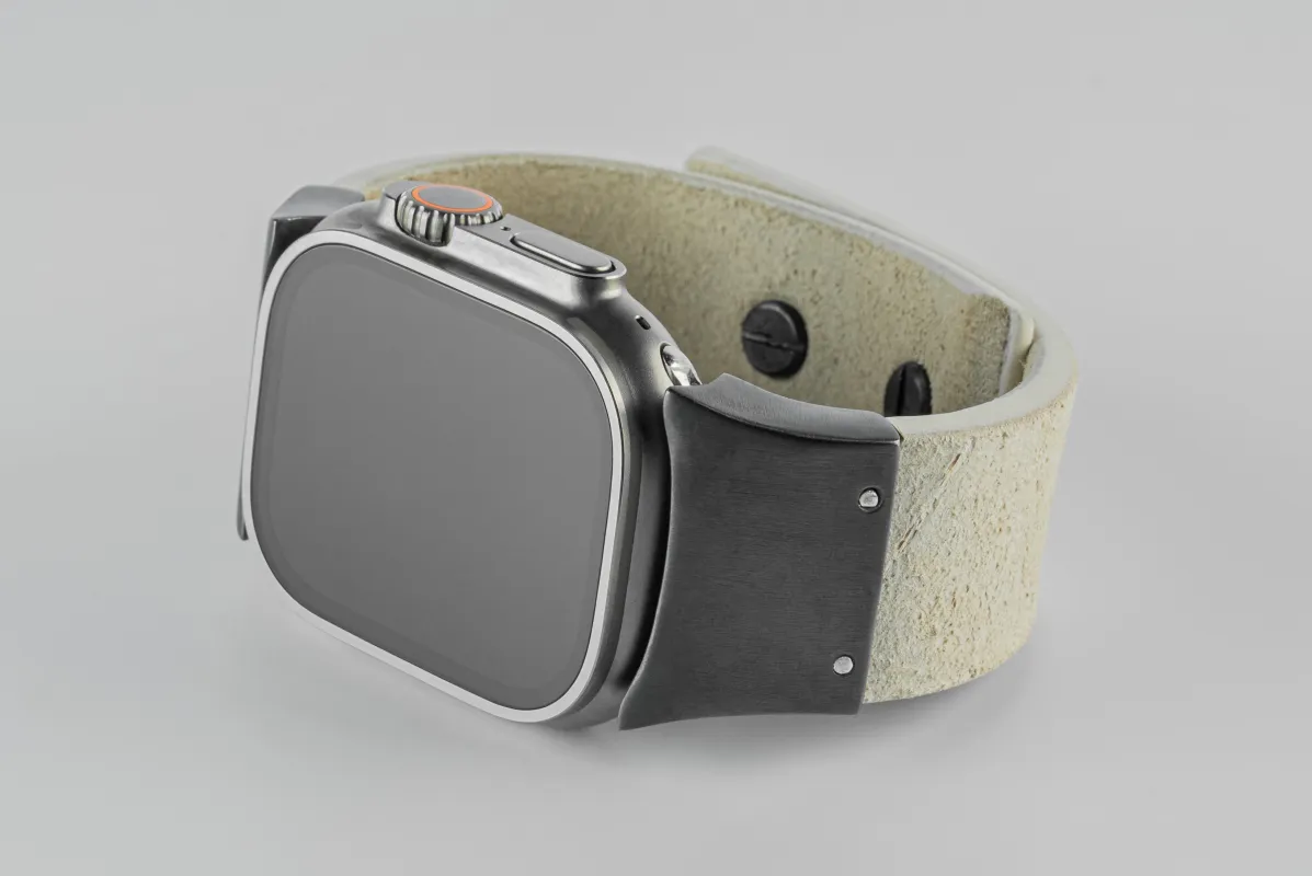 Apple Watch Bracelet (Model 1, 42-49mm, Wedge Strap, Studs, FLE+KA) sold by Parts of Four