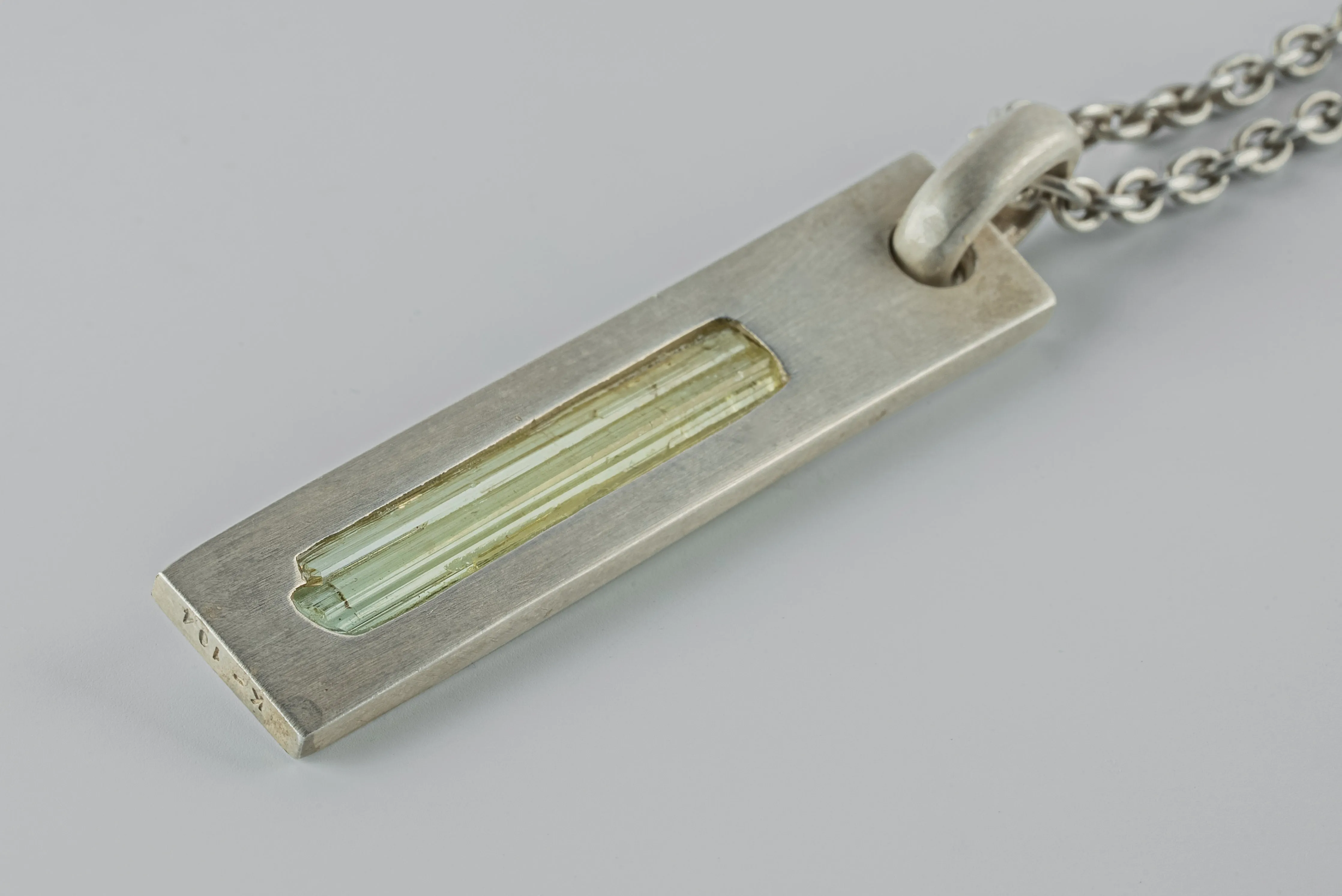 Plate Necklace (Adaptation, Elbaite, DA+ELB) sold by Parts of Four product image thumbnail 2