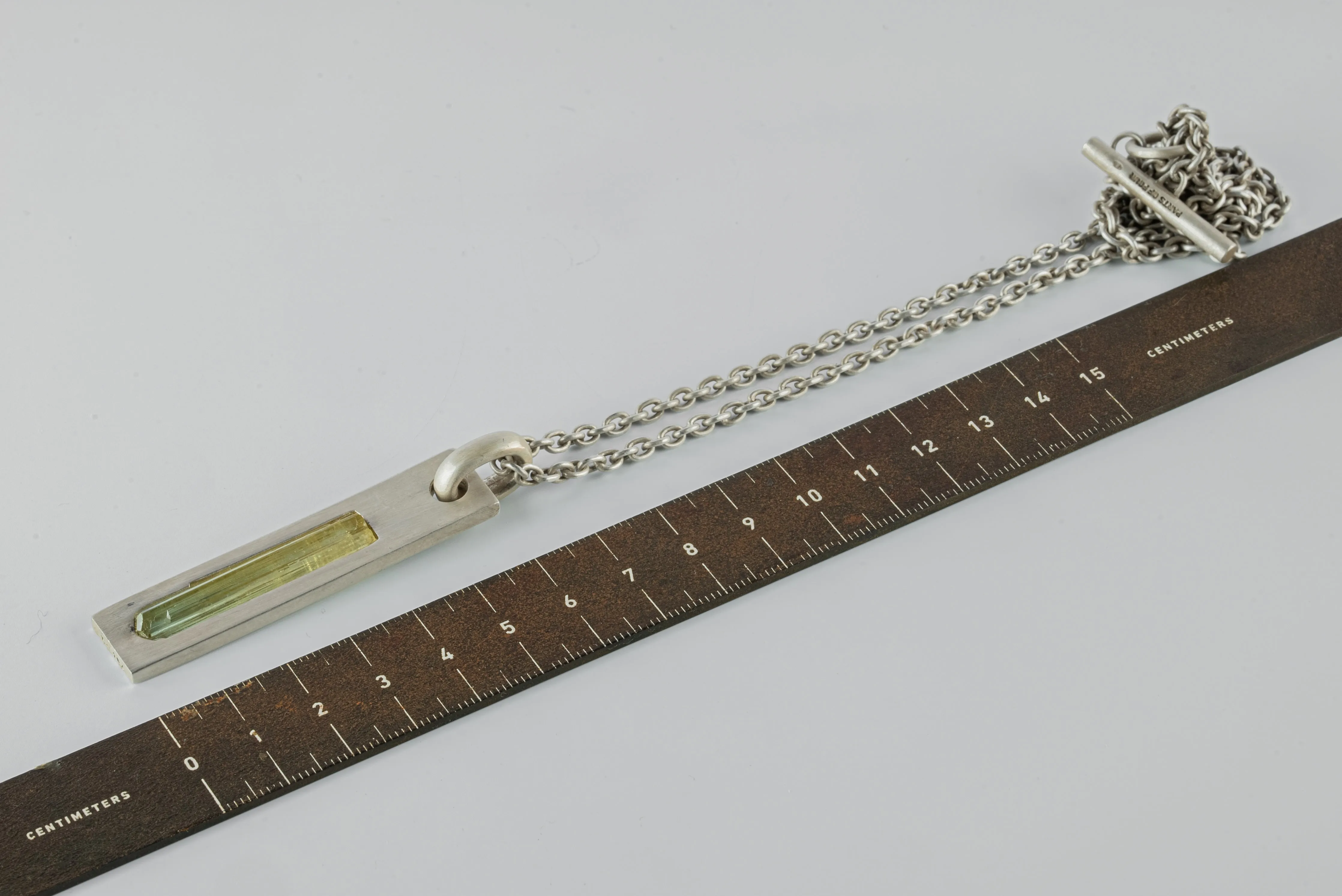 Plate Necklace (Adaptation, Elbaite, DA+ELB) sold by Parts of Four product image thumbnail 4