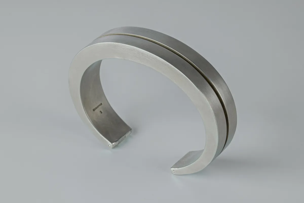 Reduced Crescent Crevice Bracelet v2 (15mm, AS) sold by Parts of Four