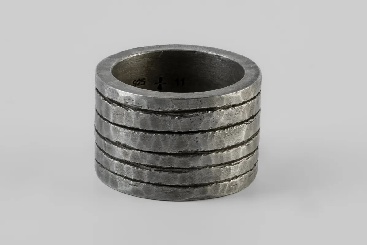 Plane Ring (Lines, 17mm, DA) sold by Parts of Four