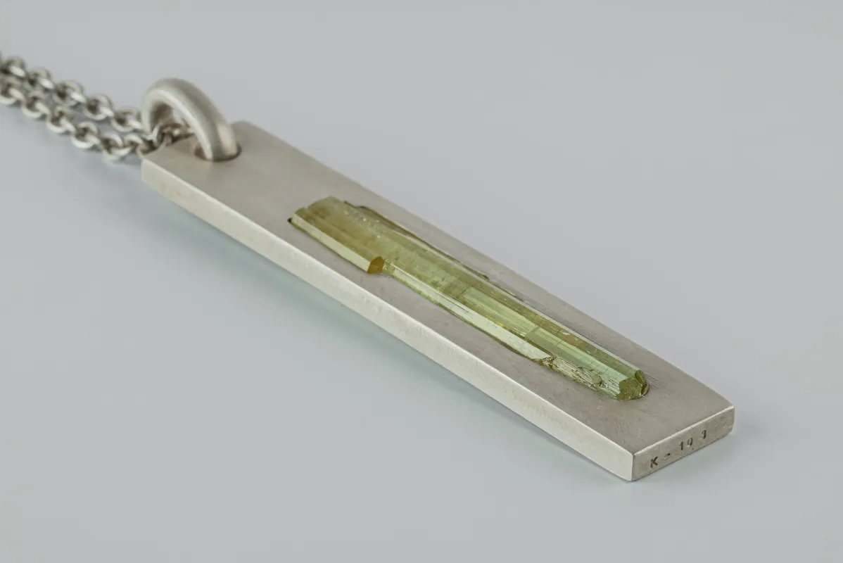 Plate Necklace (Adaptation, Elbaite, DA+ELB) sold by Parts of Four