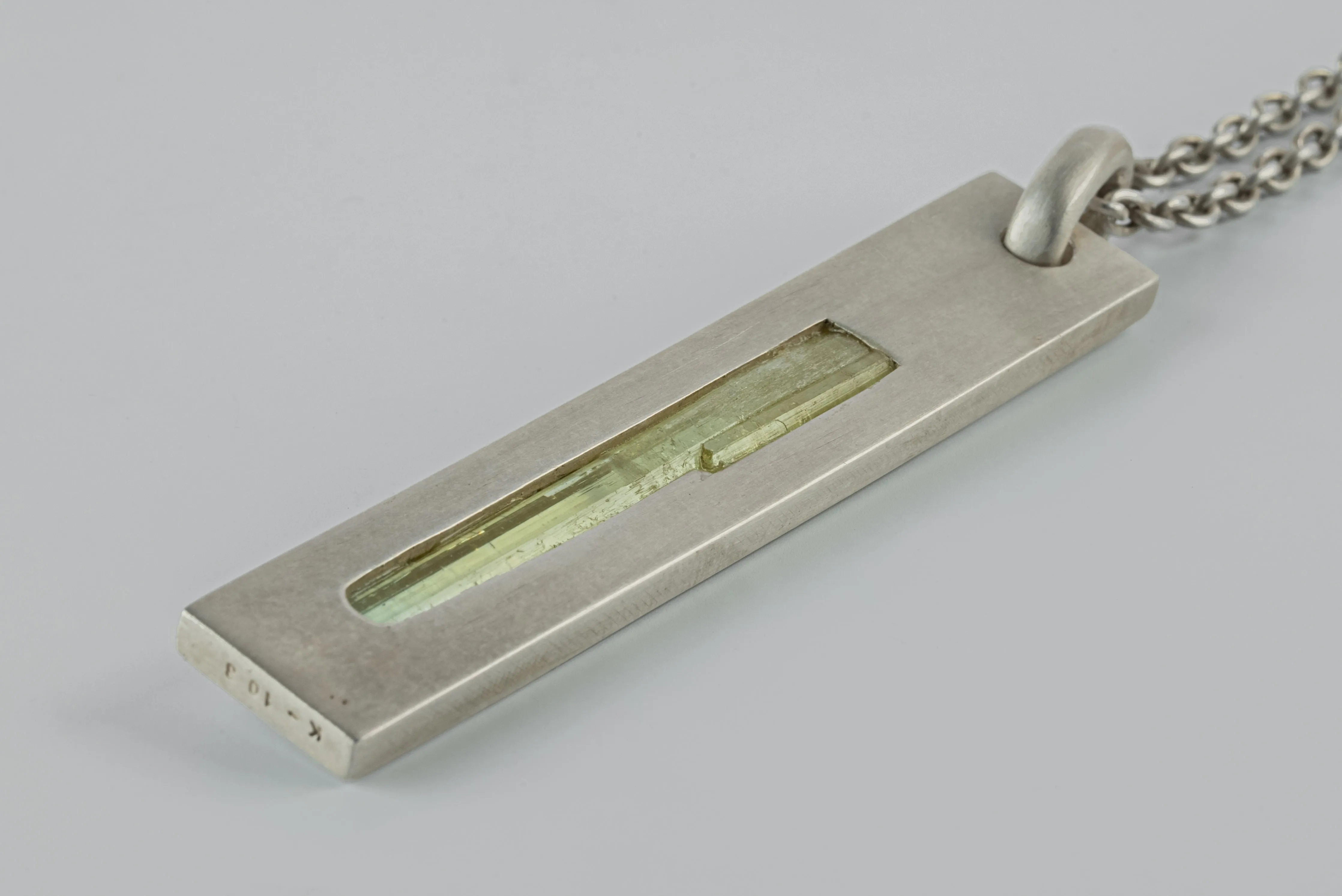 Plate Necklace (Adaptation, Elbaite, DA+ELB) sold by Parts of Four product image thumbnail 2