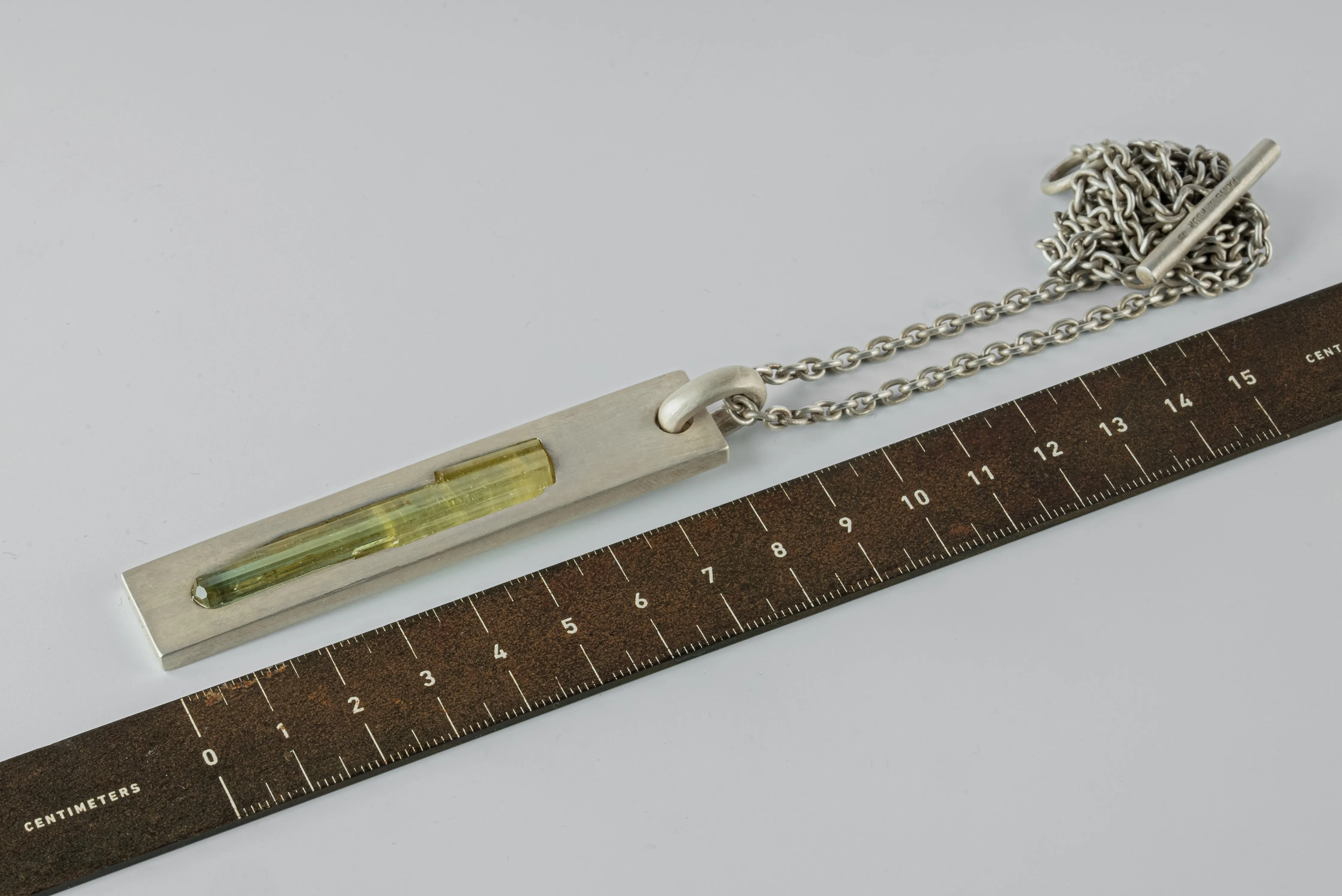 Plate Necklace (Adaptation, Elbaite, DA+ELB) sold by Parts of Four product image thumbnail 4