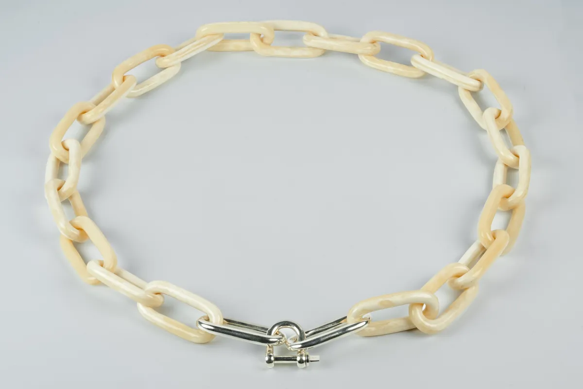 Charm Chain Necklace (100cm, Large Links, PB+PA) sold by Parts of Four