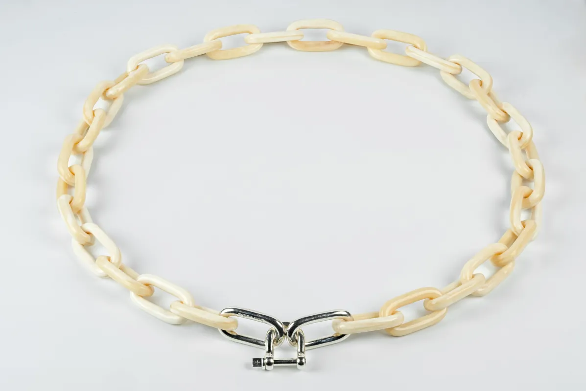 Charm Chain Necklace (100cm, Medium Links, PB+PA) sold by Parts of Four