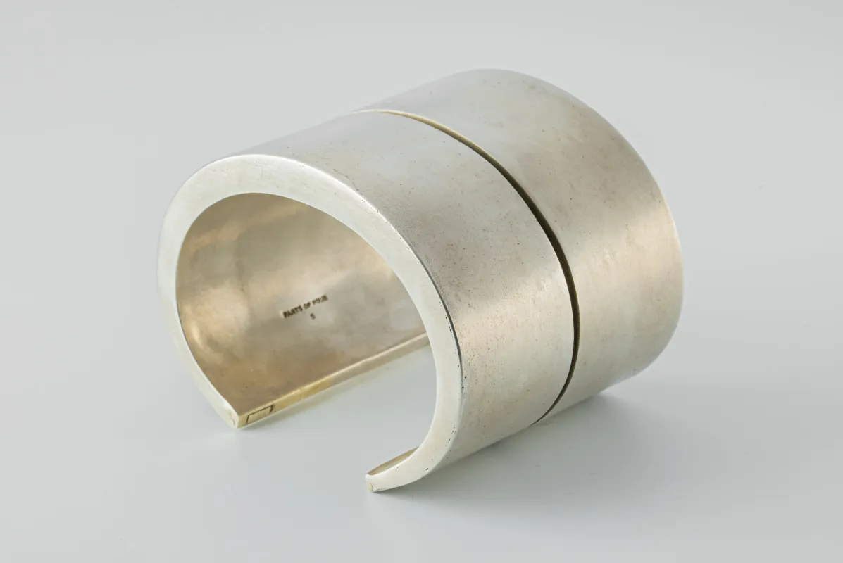 Reduced Crescent Crevice Bracelet v2 (60mm, AS) sold by Parts of Four