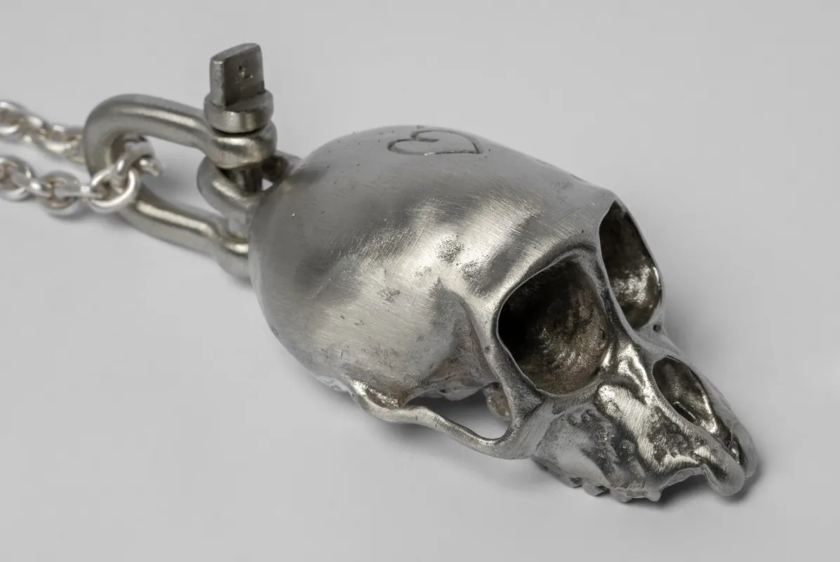 Miniature Monkey Skull Necklace (Heart Intervention, MZ+MA) sold by Parts of Four