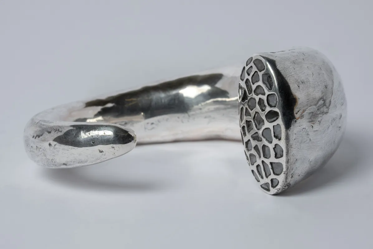 Giant Horn Bracelet (Hoof Set, Mega Pavé, PA+DIA) sold by Parts of Four