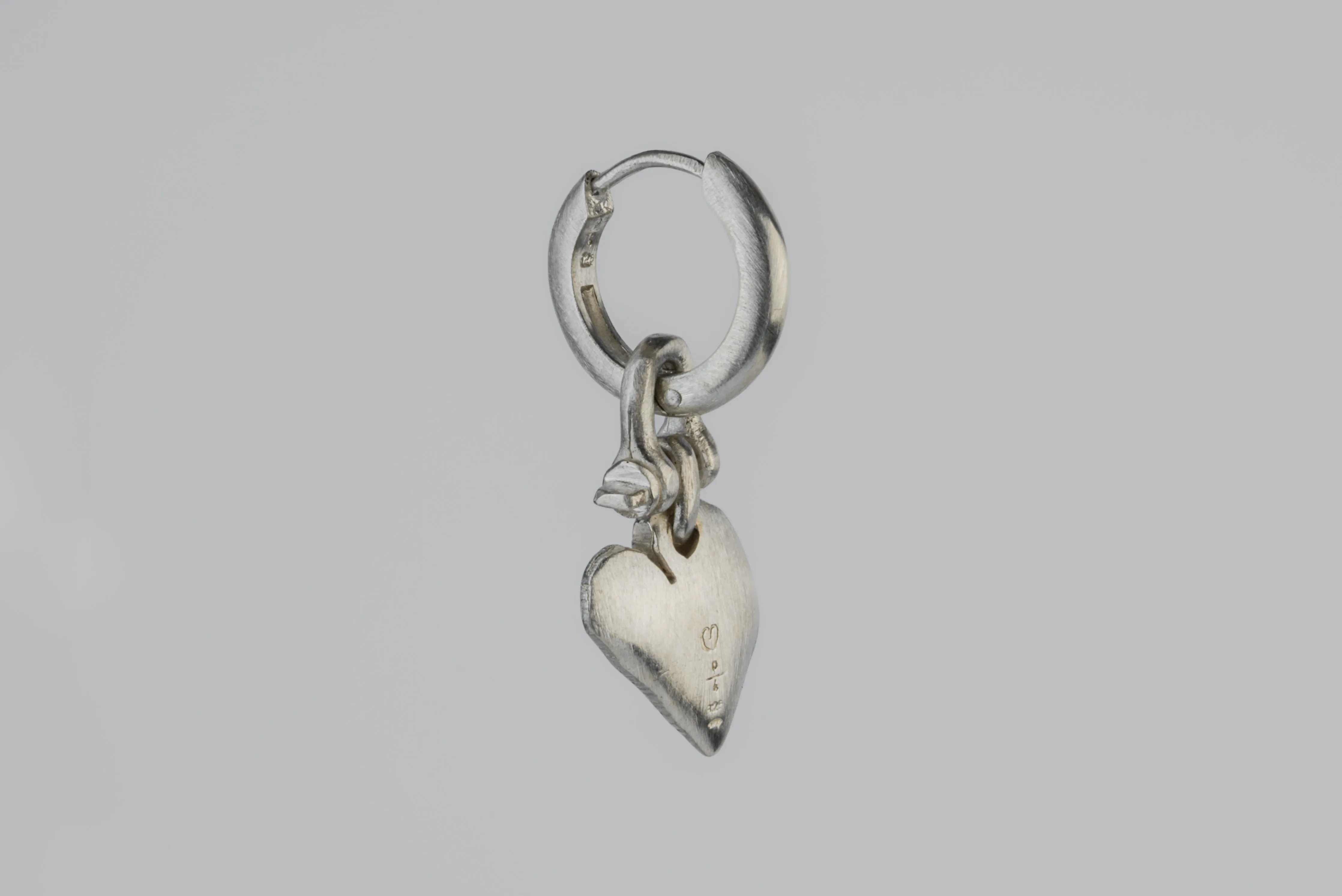 Jazz's Solid Heart Earring (Extra Small, MA) sold by Parts of Four product image thumbnail 4