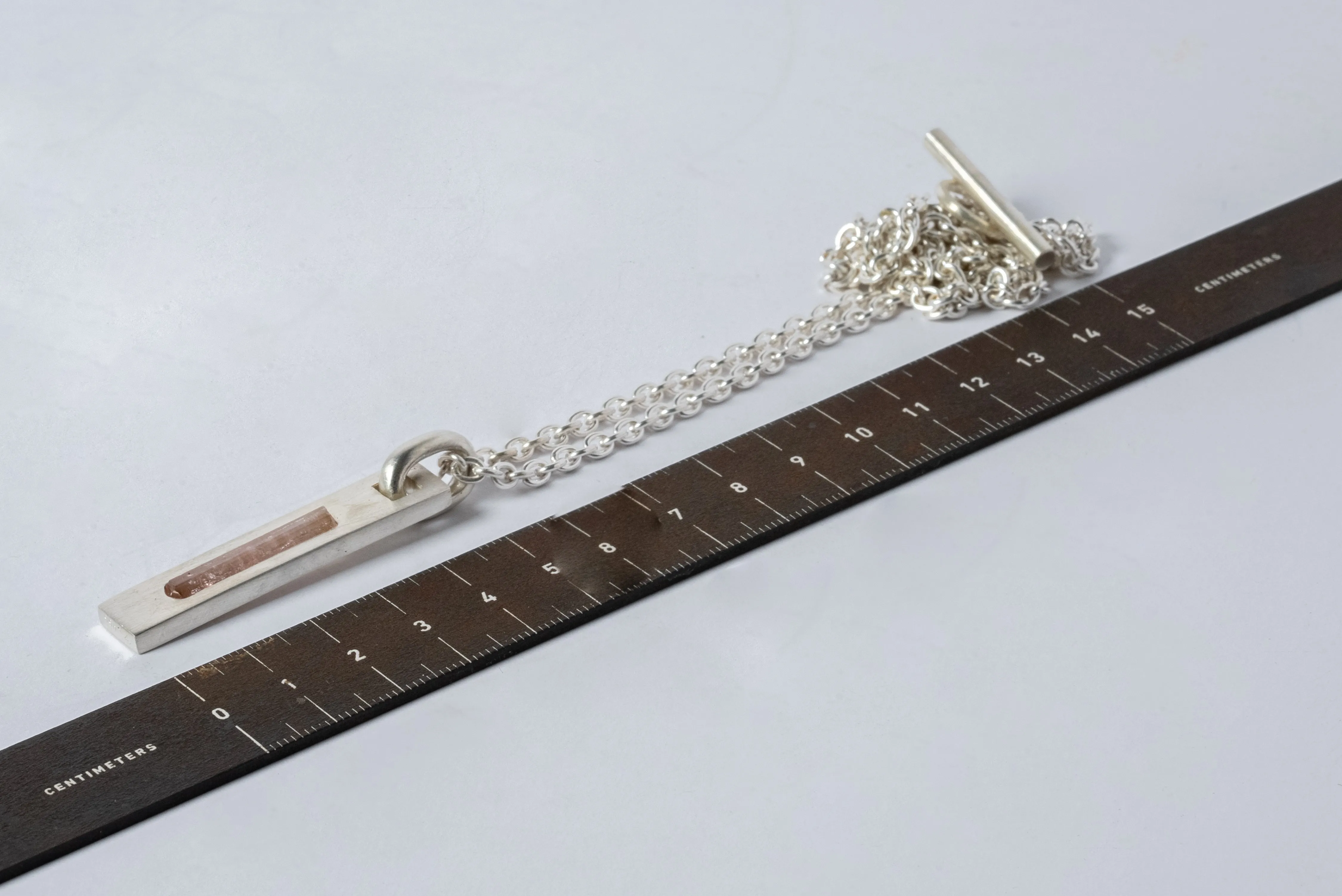 Plate Necklace (Adaptation, Rubellite, MA+RBL) sold by Parts of Four product image thumbnail 4