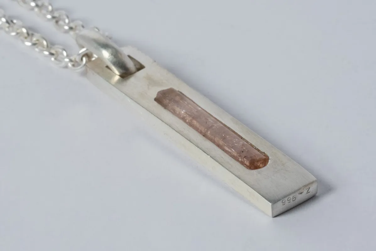 Plate Necklace (Adaptation, Rubellite, MA+RBL) sold by Parts of Four