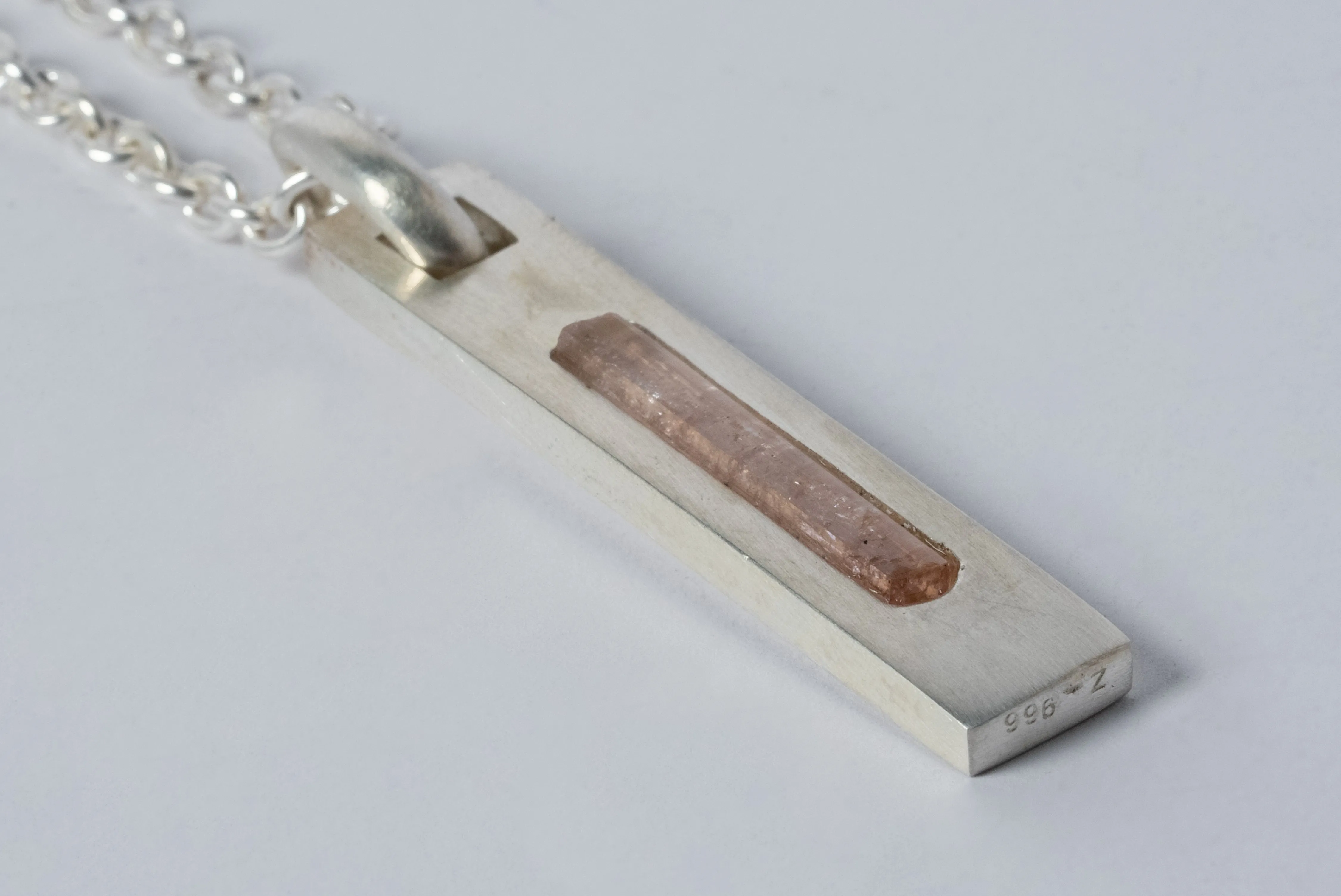 Plate Necklace (Adaptation, Rubellite, MA+RBL) sold by Parts of Four