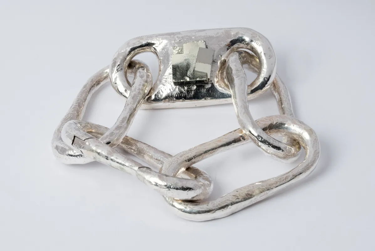 Roman Large Link Bracelet w/ Large Closed Link (Pyrite, PA+PYR) sold by Parts of Four