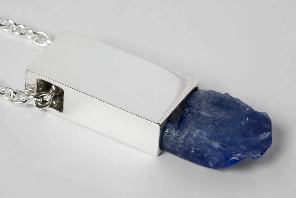 Talisman Cuboid Necklace (Tanzanite, PA+TAN) sold by Parts of Four