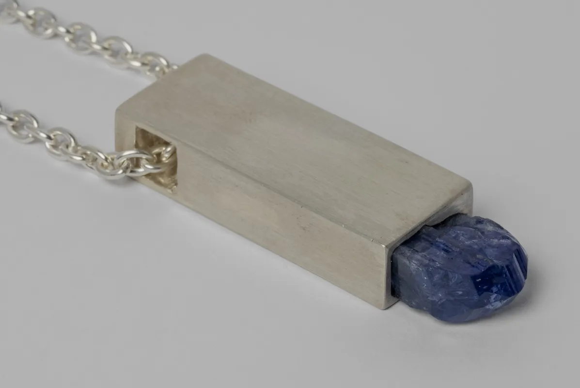 Talisman Cuboid Necklace (Tanzanite, MA+TAN) sold by Parts of Four