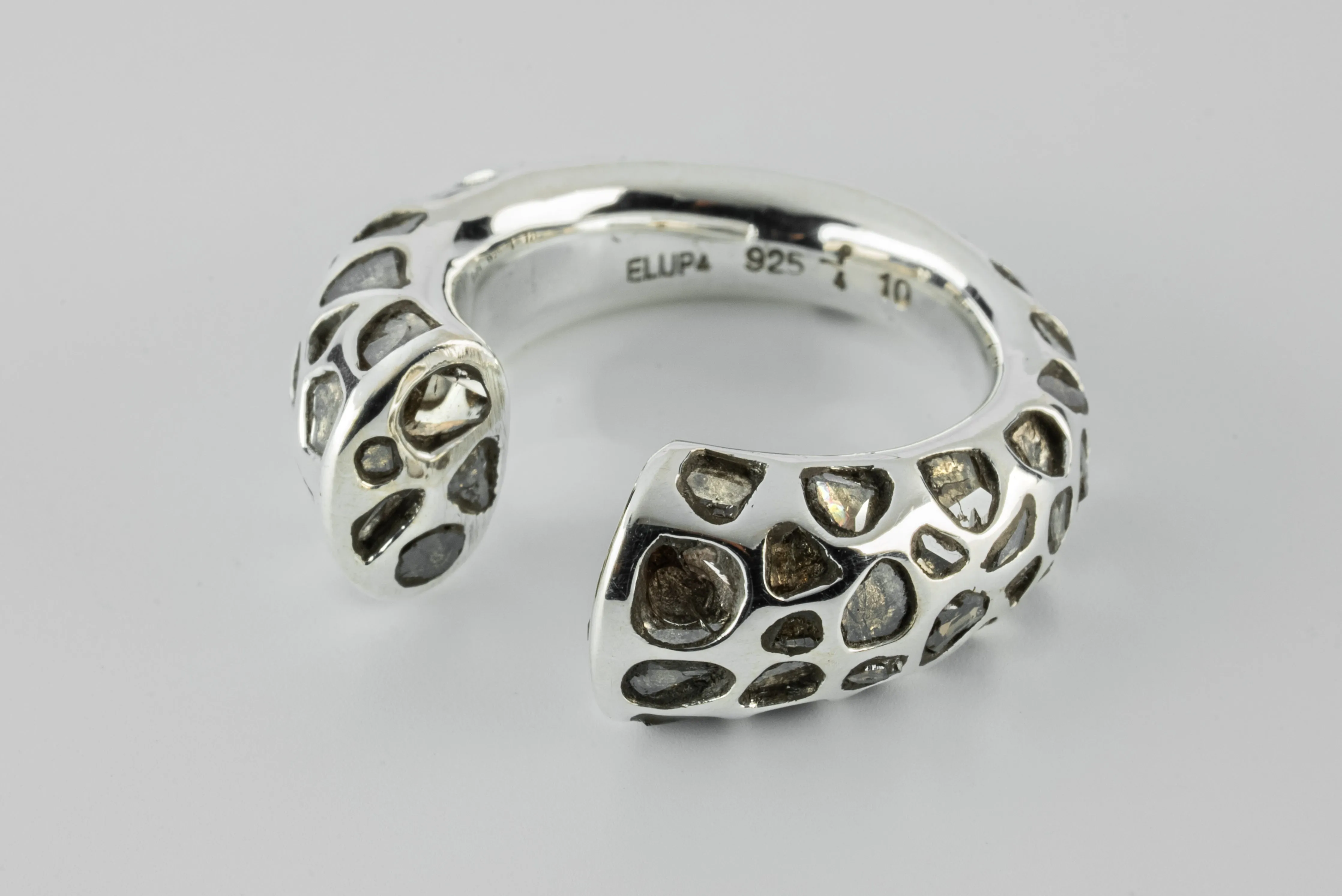 Druid Ring (Full Mega Pavé, PA+DIA) sold by Parts of Four