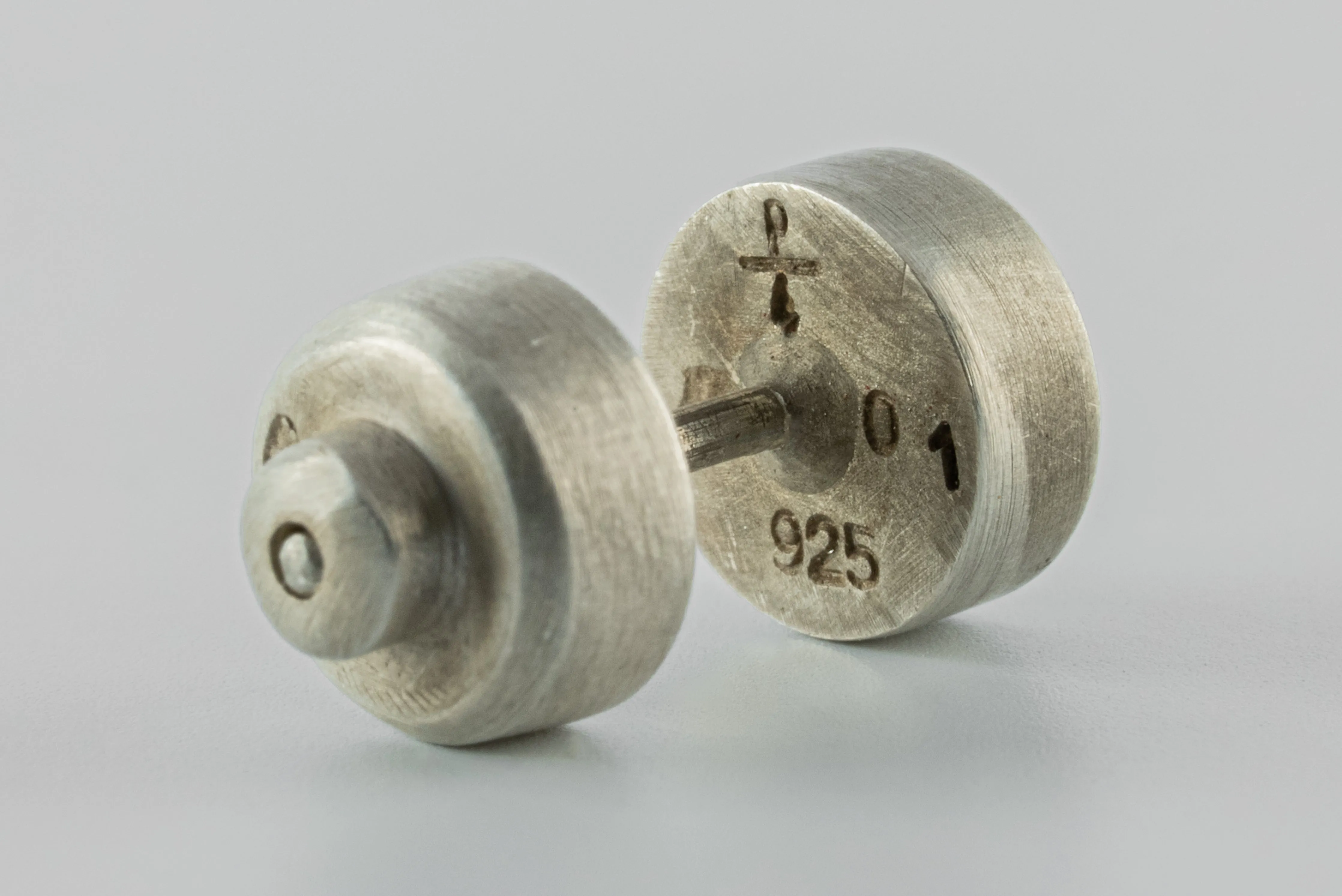 Tiny Stud Earring (0.1 CT, Blue Diamond Slab, DA+BDIA) sold by Parts of Four product image thumbnail 2