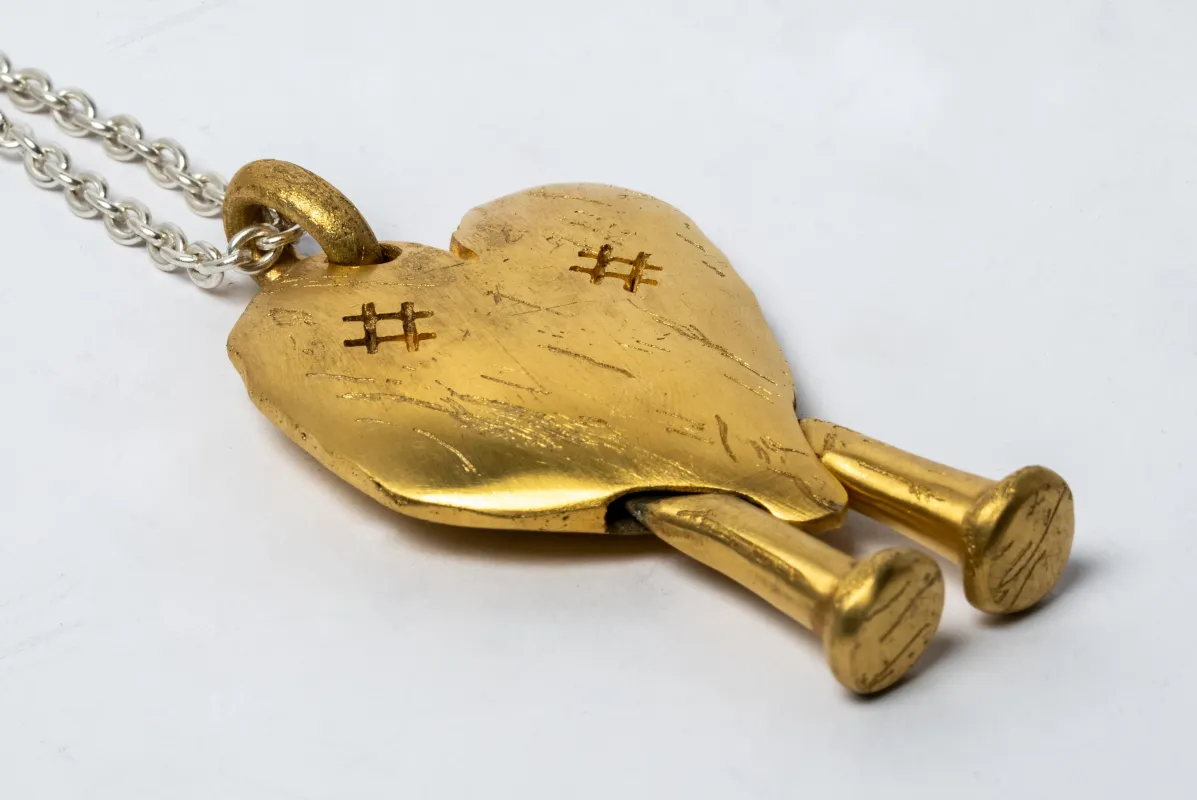 Heart Boy Necklace (AG+MA) sold by Parts of Four