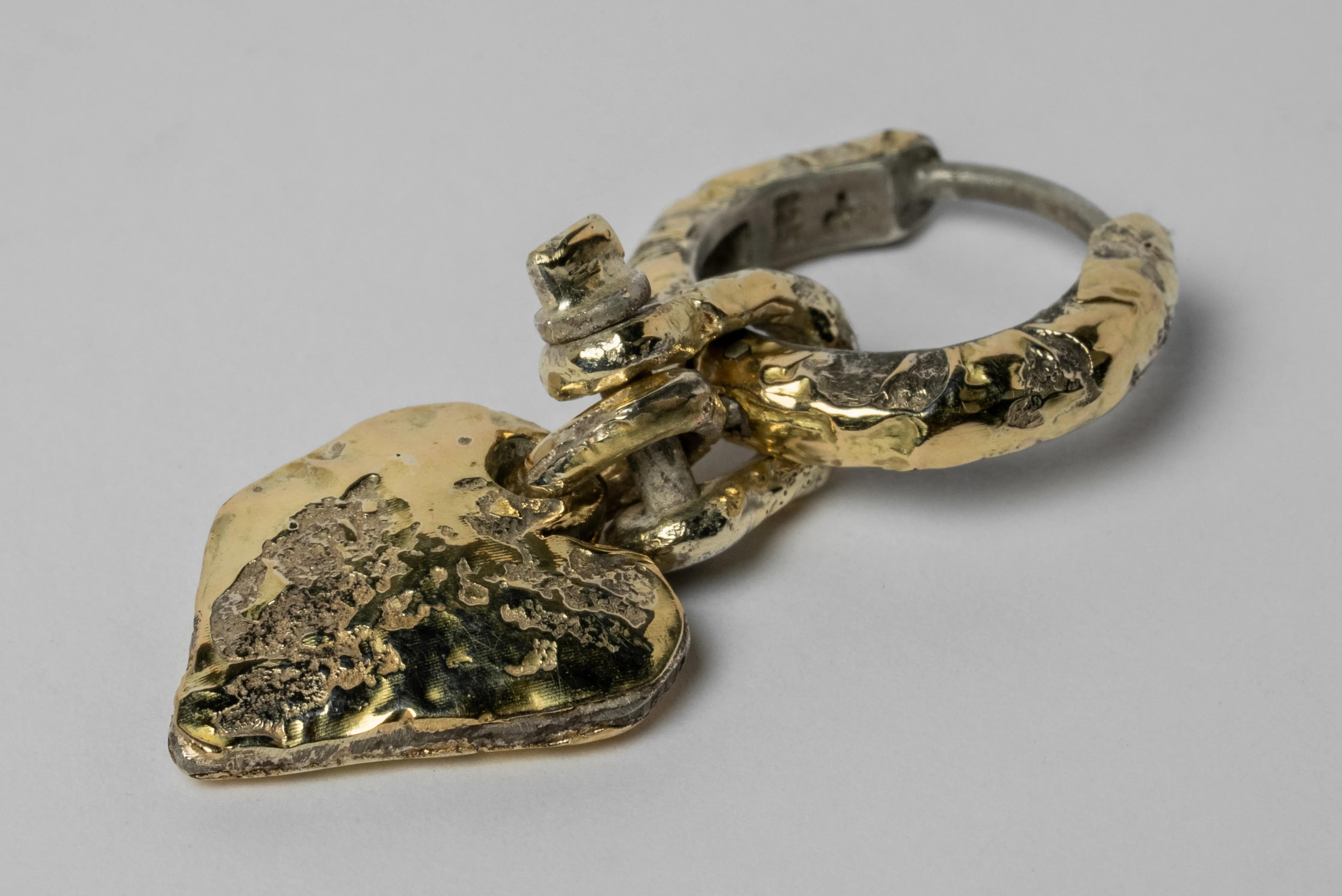 Jazz's Solid Heart Earring (Extra Small, Fuse, DA18K) sold by Parts of Four product image thumbnail 2