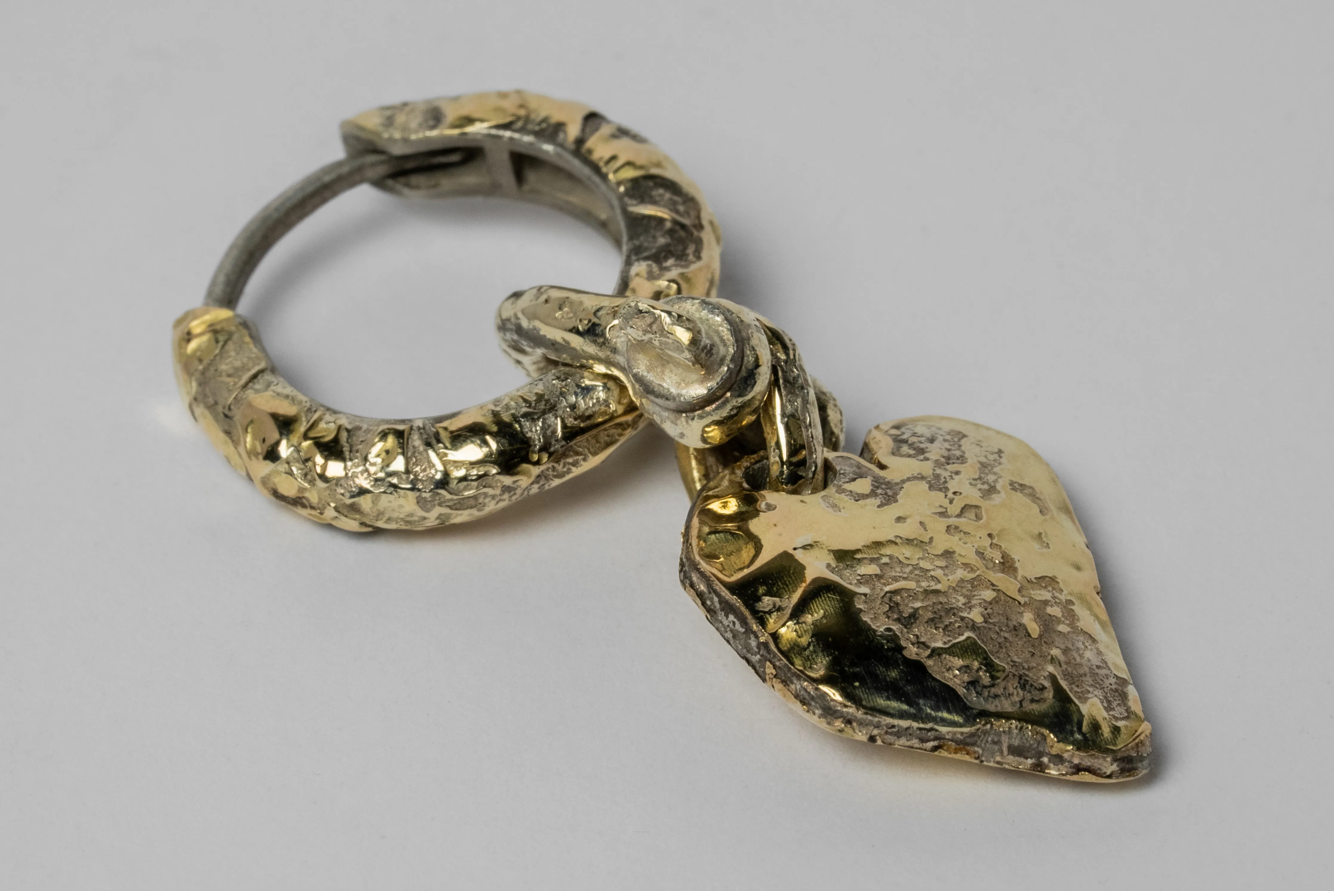 Jazz's Solid Heart Earring (Extra Small, Fuse, DA18K) sold by Parts of Four