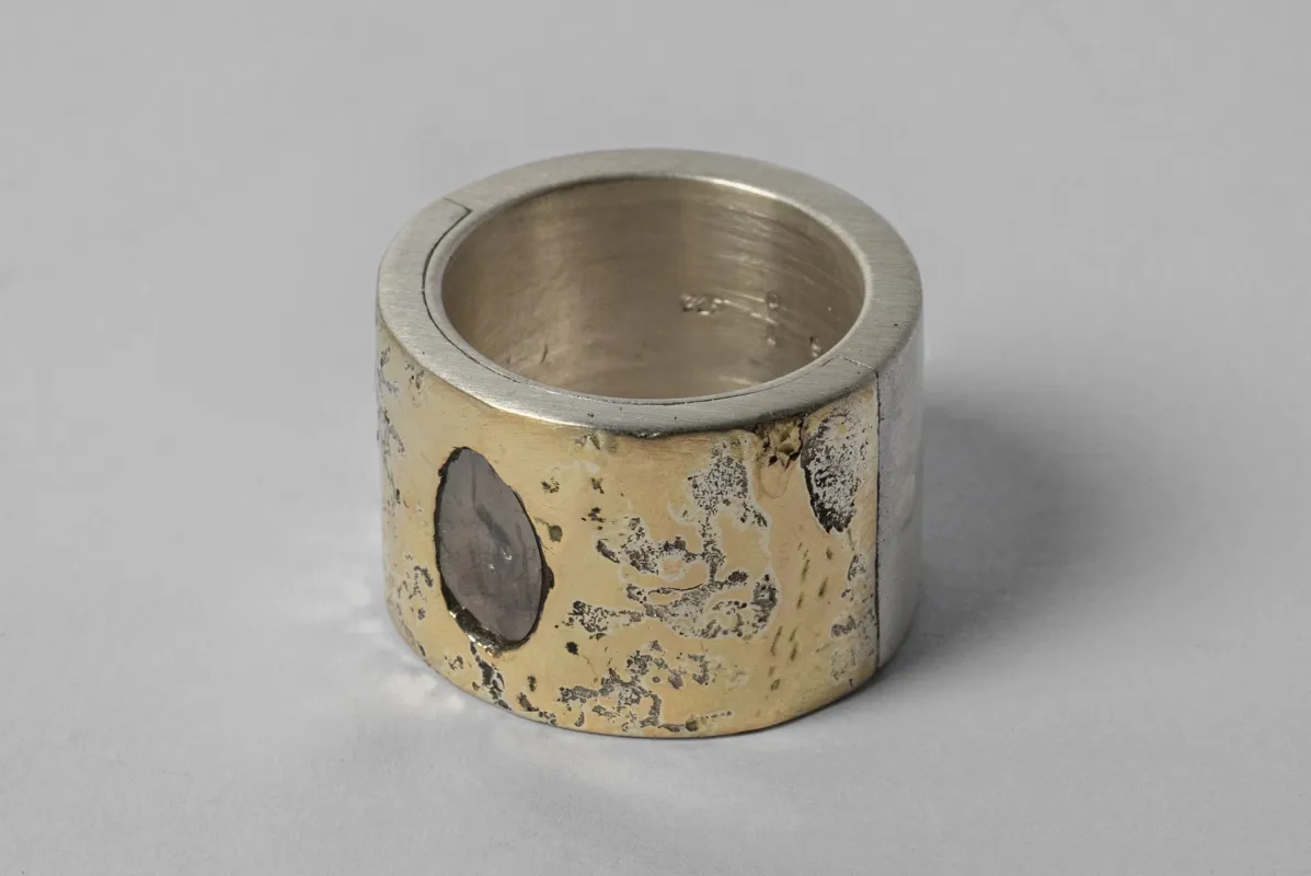 Sistema Ring (Fuse, 0.5 CT, Diamond Slab, 17mm, MA18K+DIA) sold by Parts of Four