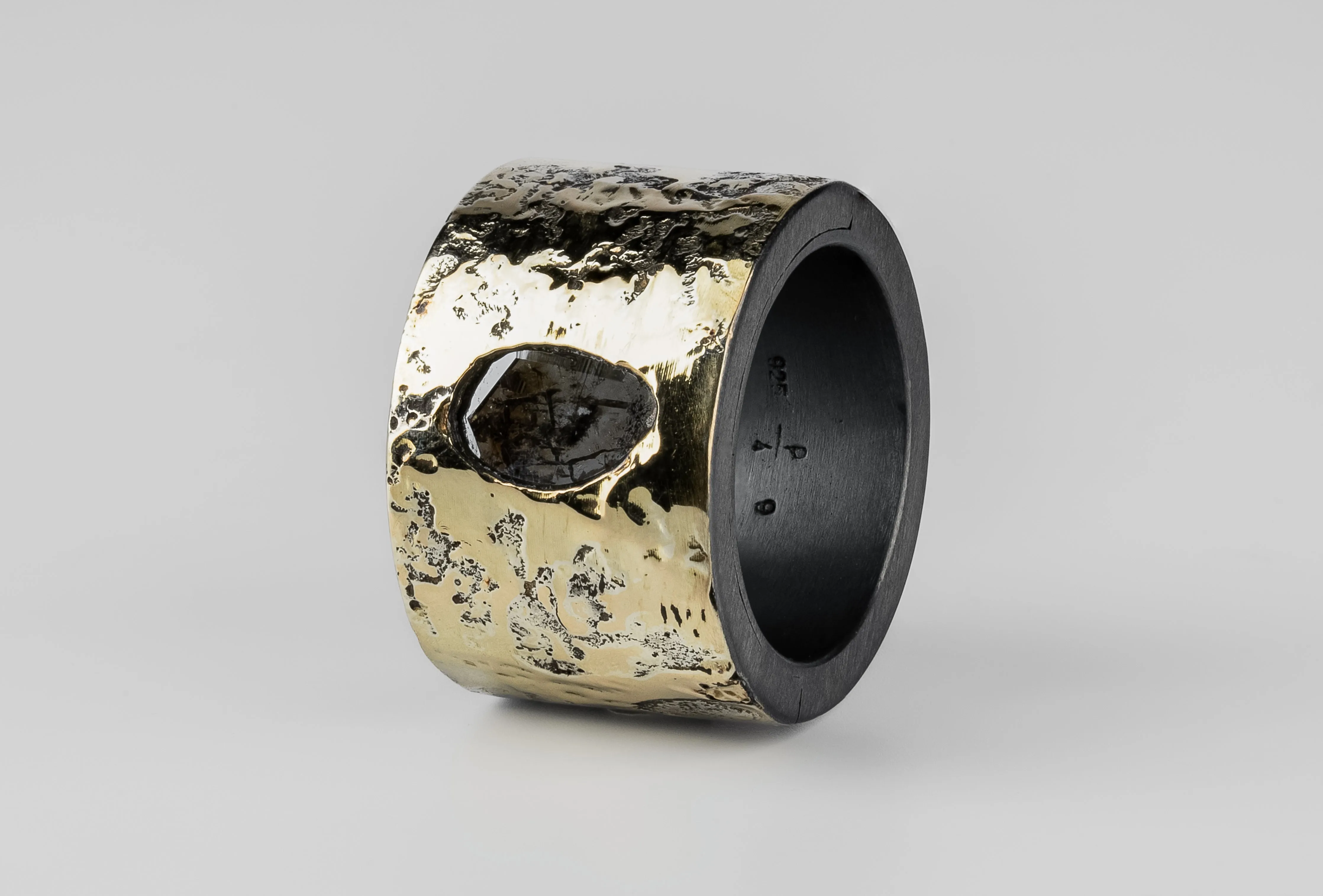 Sistema Ring (Fuse, 0.5 CT, Diamond Slab, 17mm, KA18K+DIA) sold by Parts of Four product image thumbnail 2