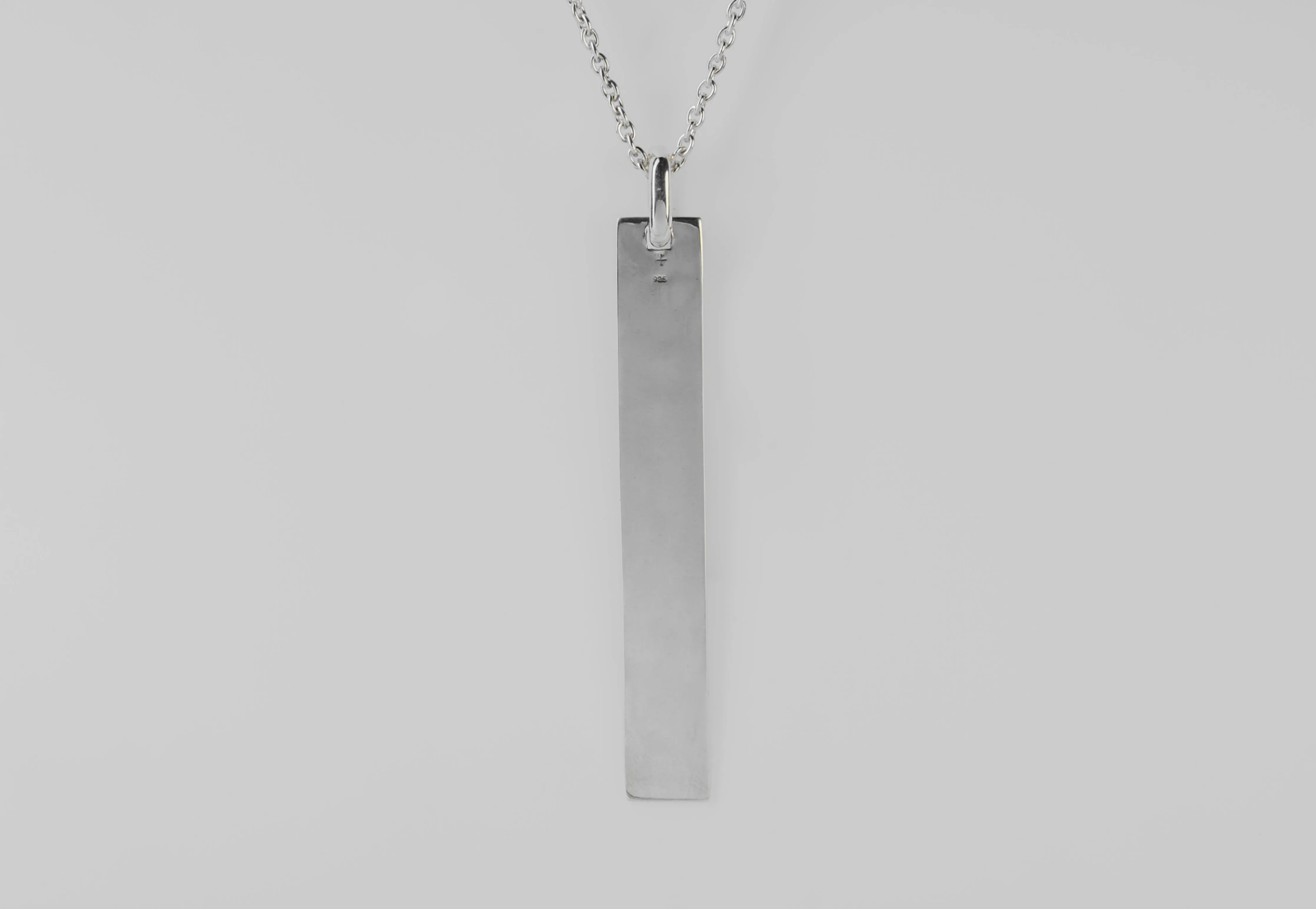 Plate Necklace (1.8 CT, 5 Diamond Slabs, PA+DIA) sold by Parts of Four product image thumbnail 4