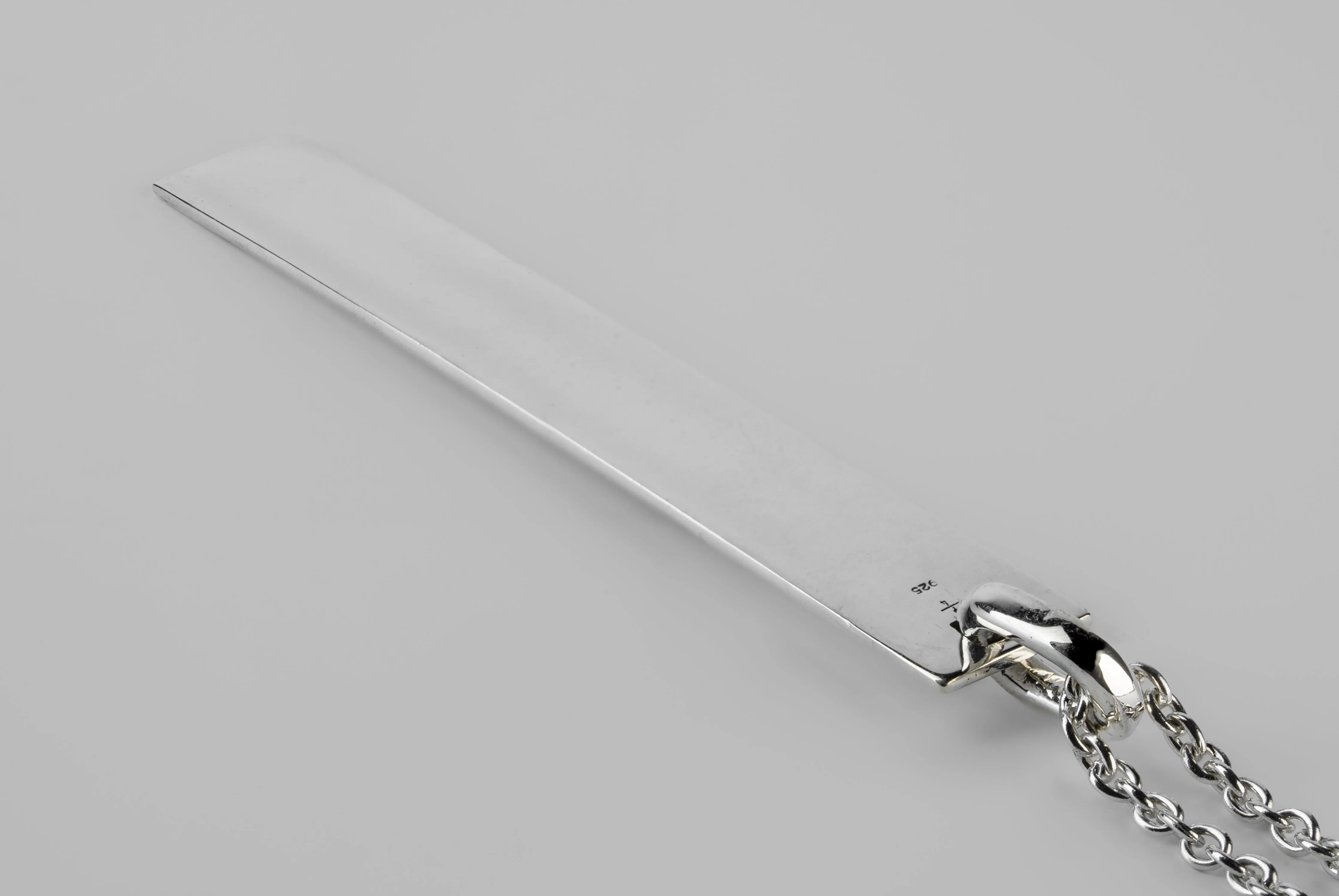 Plate Necklace (1.8 CT, 5 Diamond Slabs, PA+DIA) sold by Parts of Four product image thumbnail 2