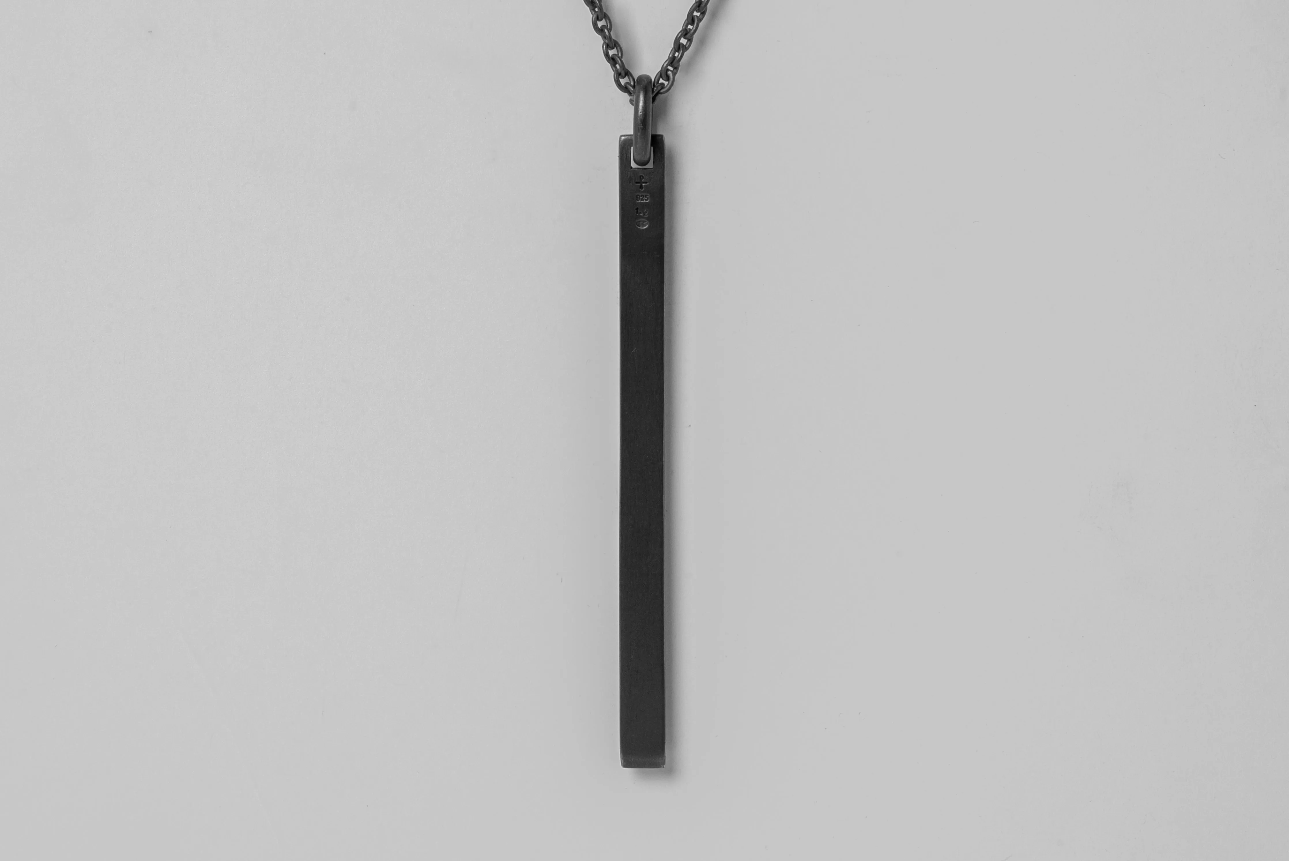 Plate Necklace (1.2 CT, Diamond Slab, Half, KA+DIA) sold by Parts of Four product image thumbnail 4