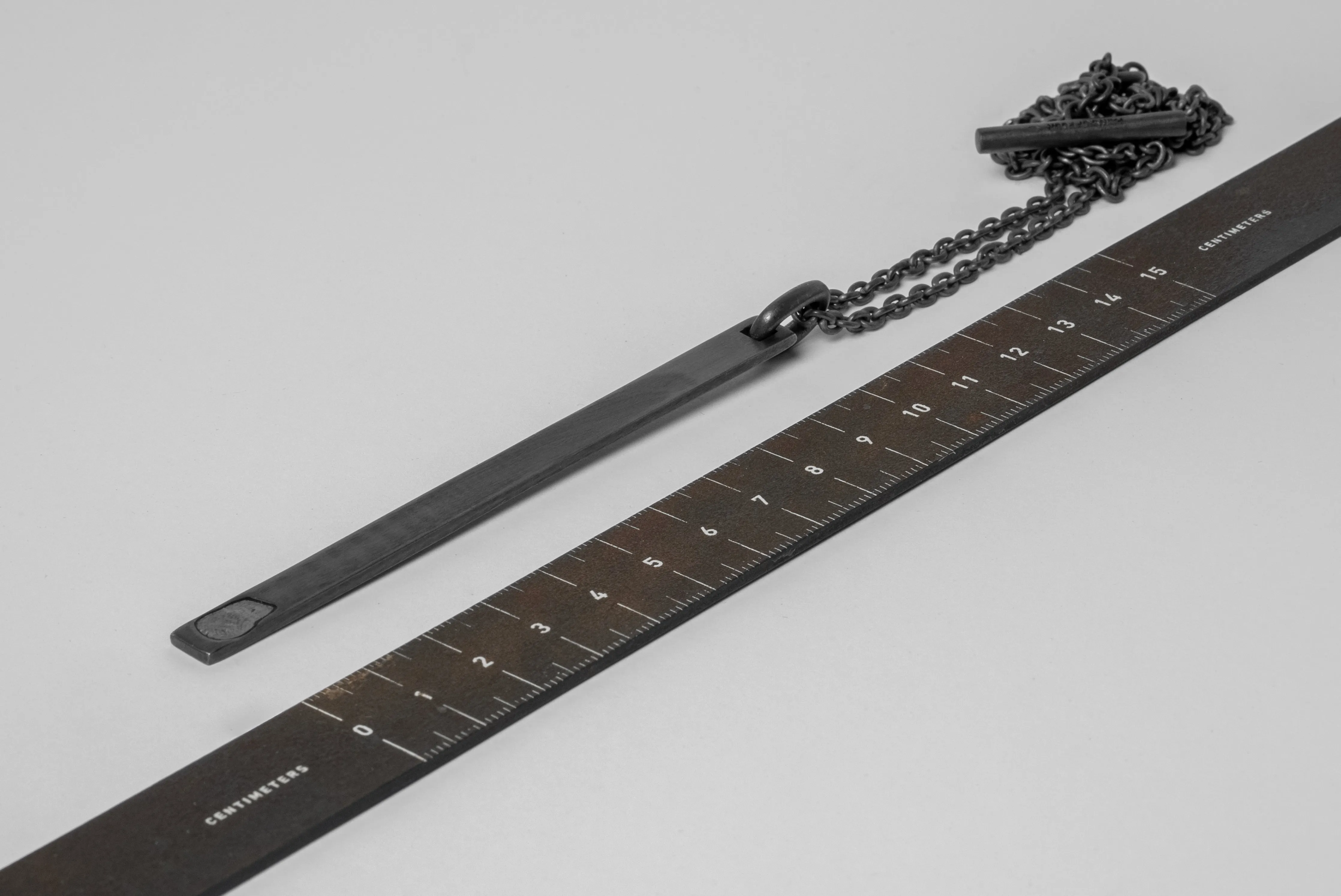 Plate Necklace (1.2 CT, Diamond Slab, Half, KA+DIA) sold by Parts of Four product image thumbnail 5