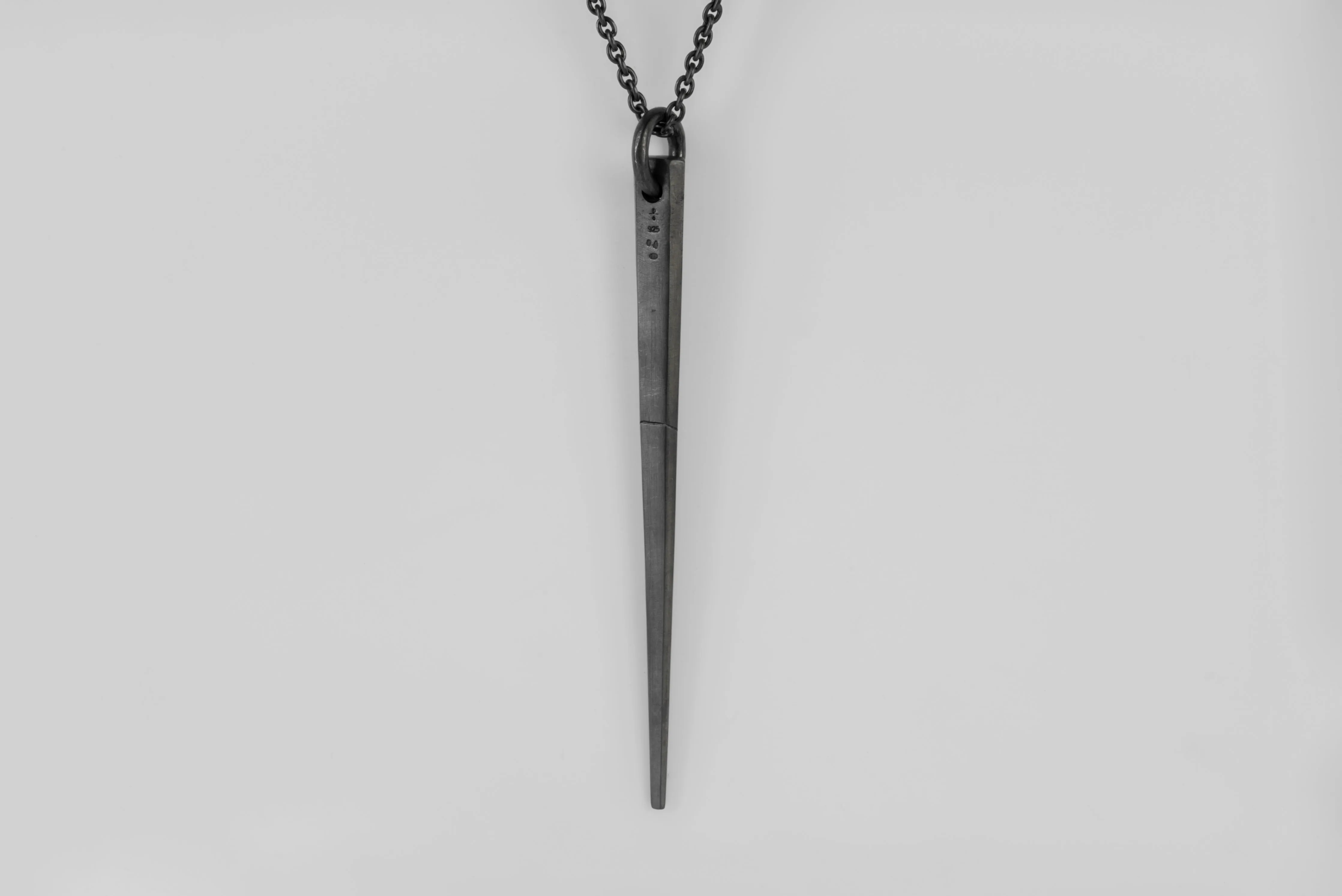 Big Spike Necklace (0.4 CT, Chunky Diamond Slab, KA+DIA) sold by Parts of Four product image thumbnail 3