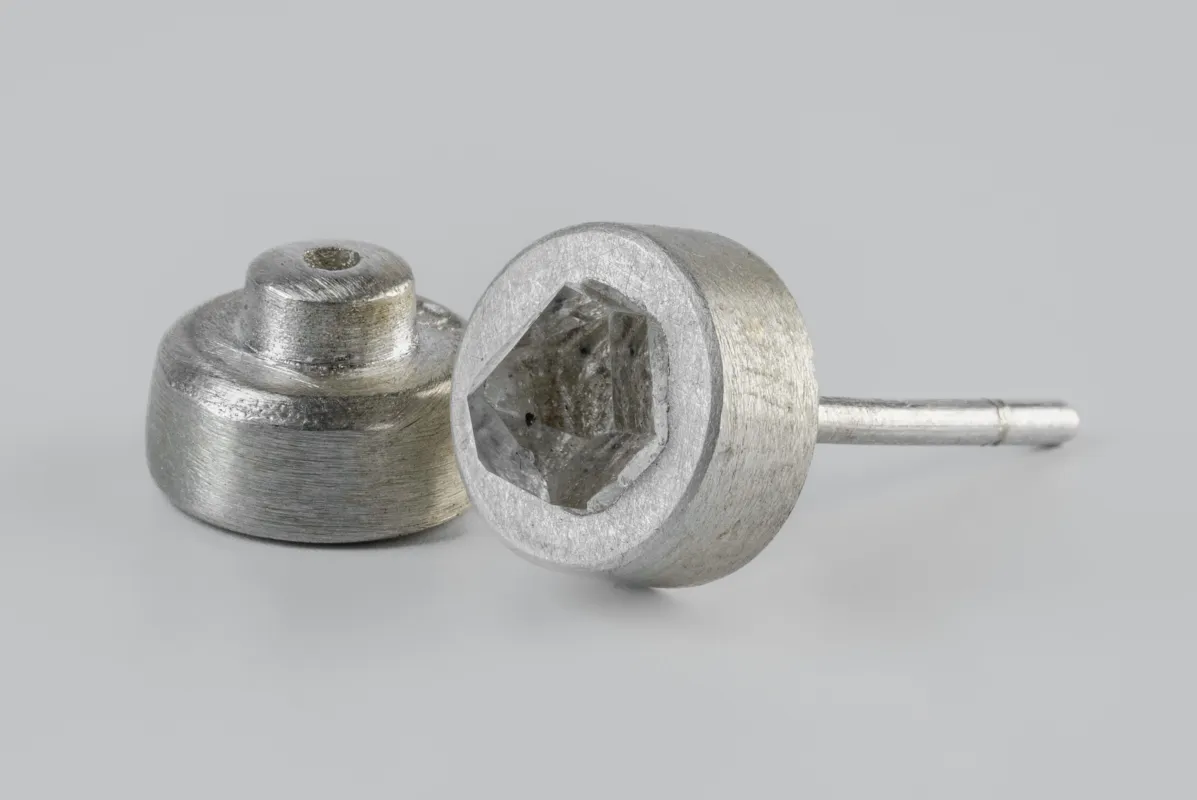 Stud Earring (7mm, Herkimer Spike, MA+HER) sold by Parts of Four