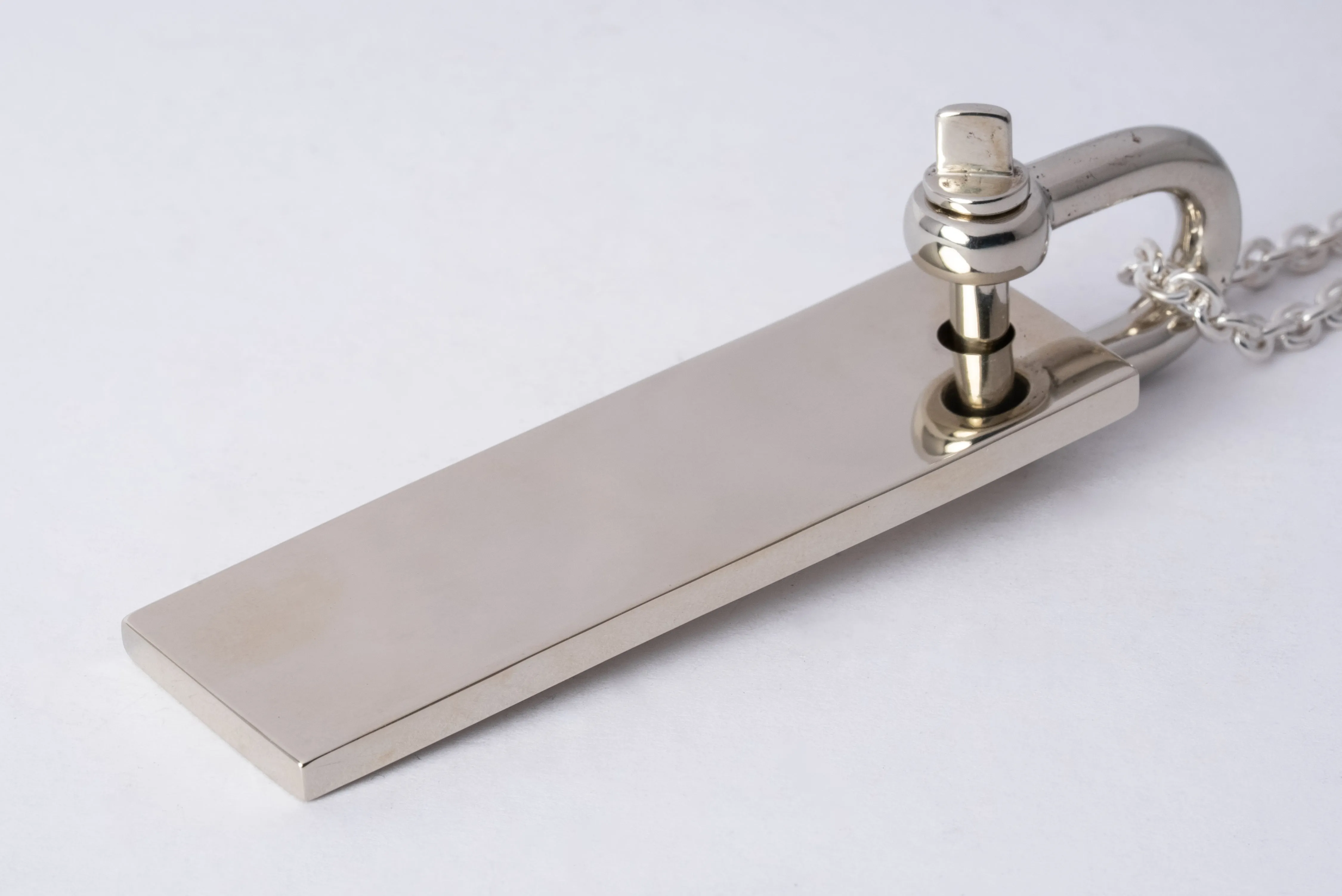 Plate Necklace (Tag Var., PZ+PA) sold by Parts of Four product image thumbnail 2