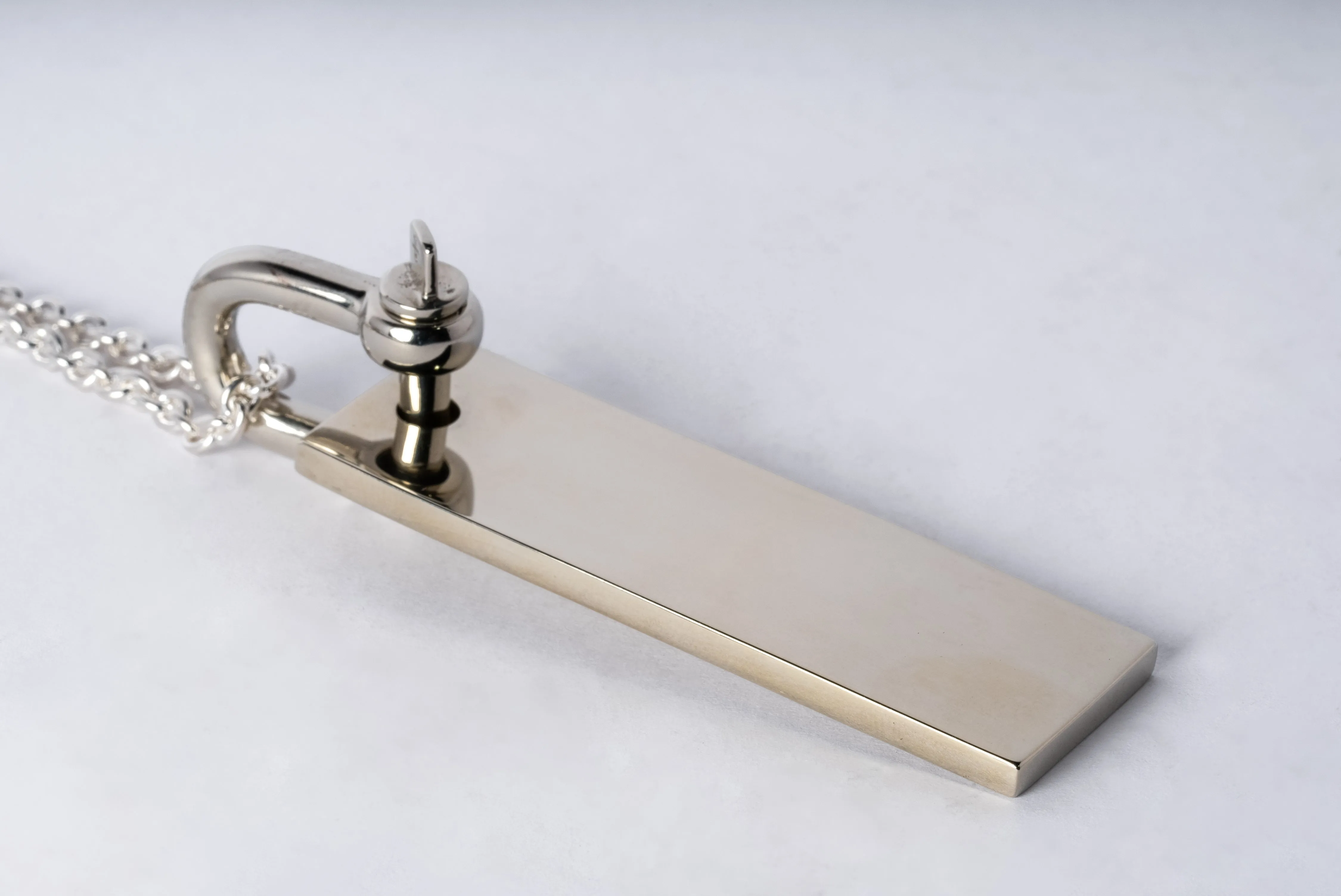 Plate Necklace (Tag Var., PZ+PA) sold by Parts of Four