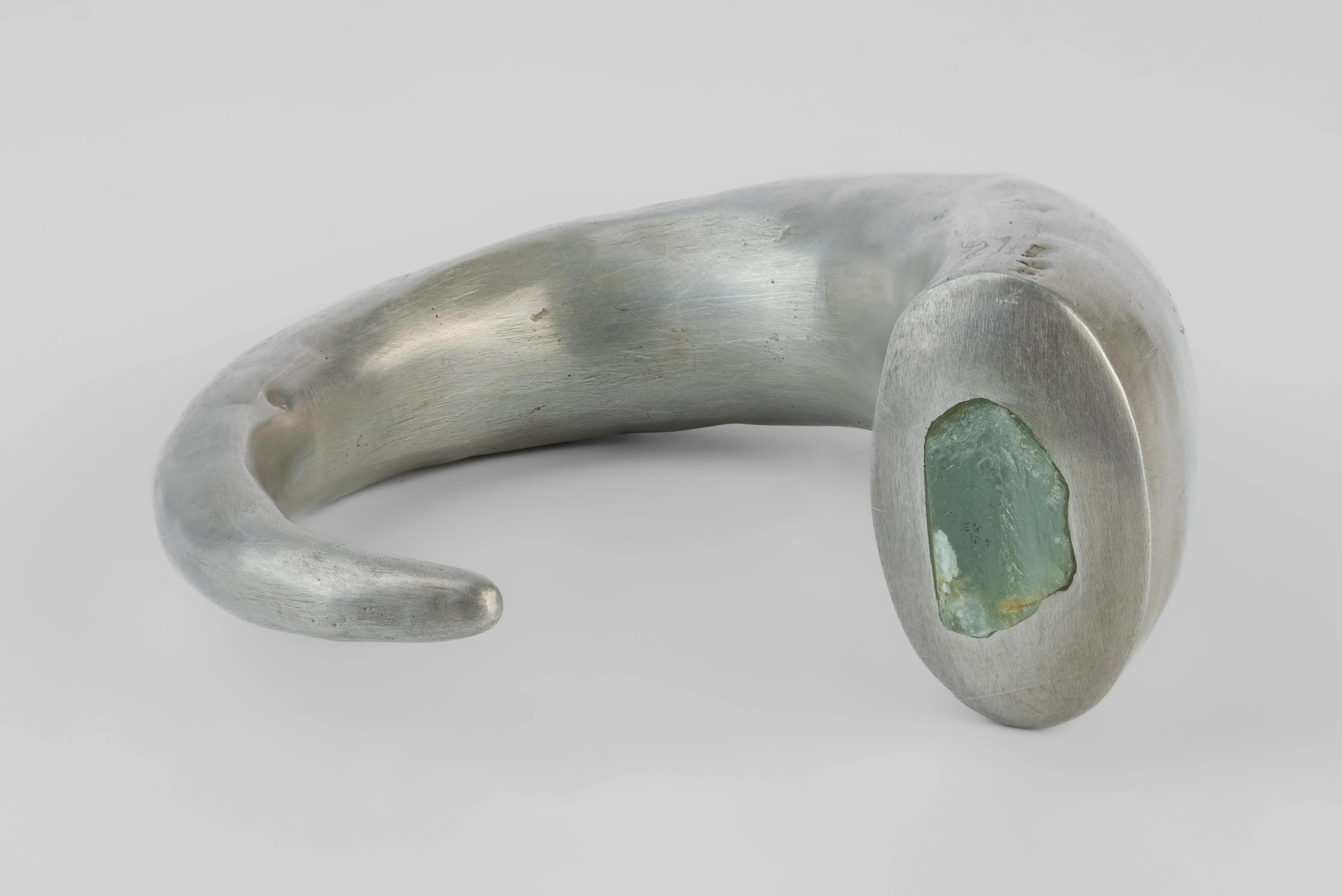 Giant Horn Bracelet (Hoof Set, Aquamarine, AS+AQU) sold by Parts of Four product image thumbnail 3