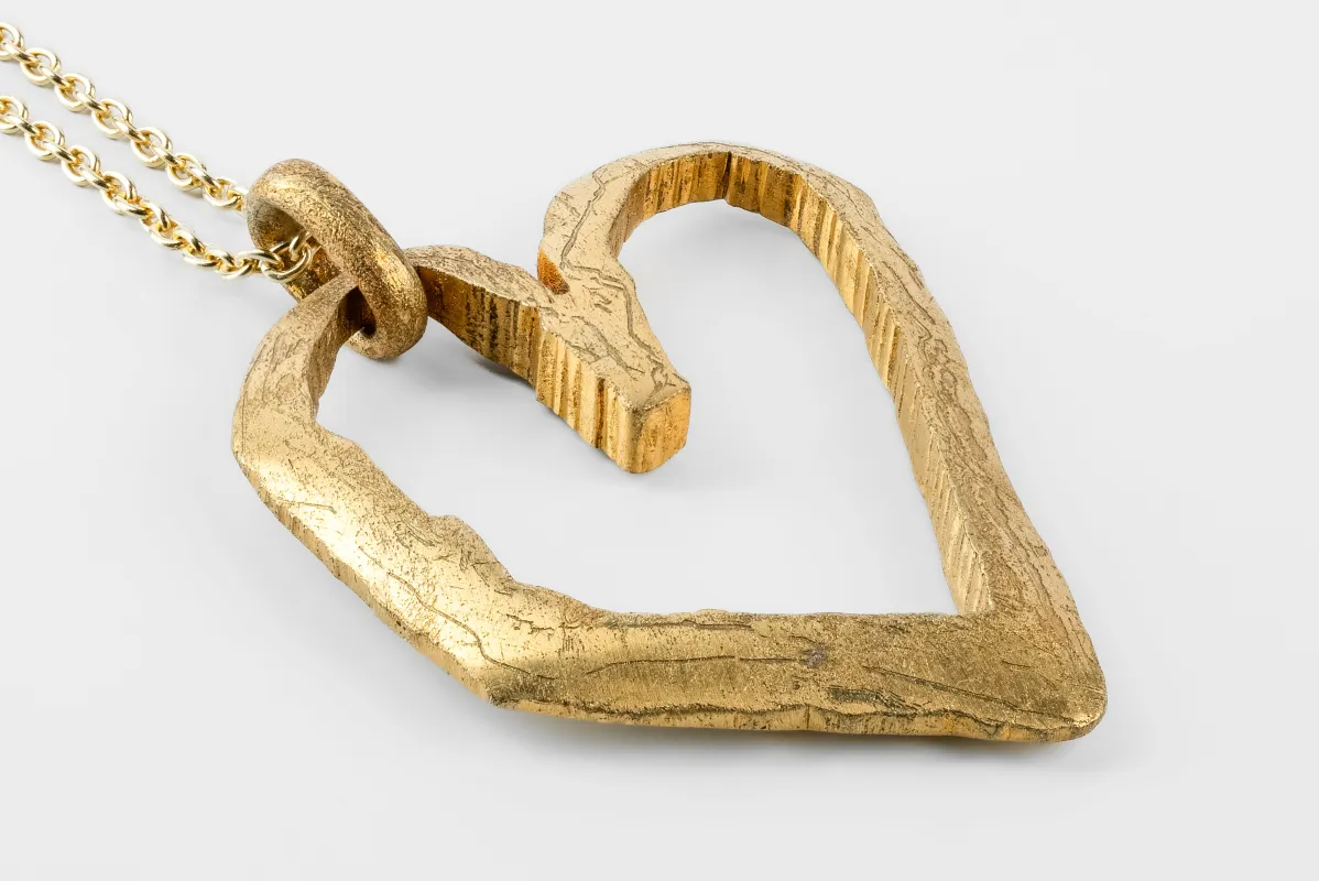 Jazz's Heart Necklace (Big, AG+AGA) sold by Parts of Four