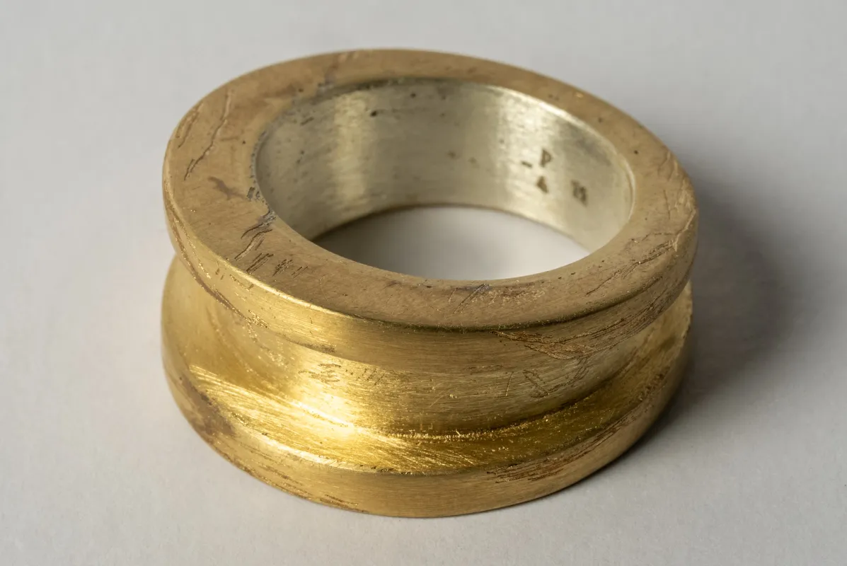 Chasm Ring v2 (Narrow, AG+A) sold by Parts of Four