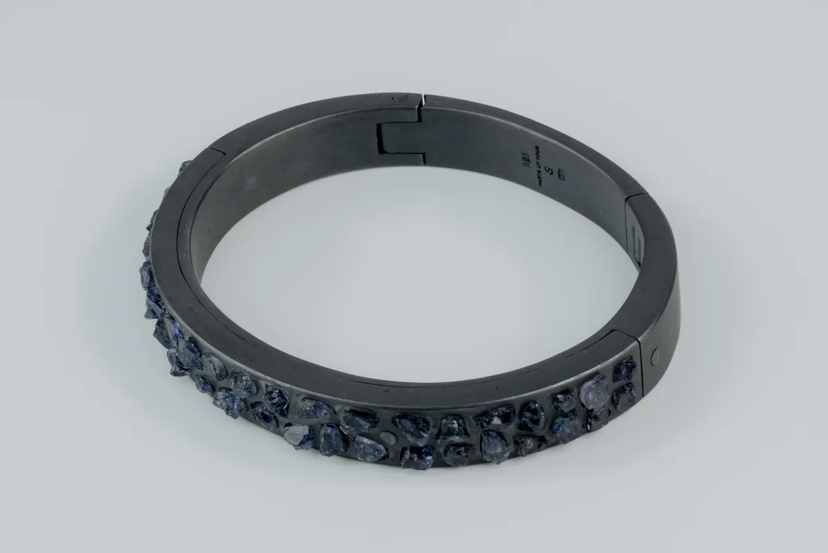 Sistema Bracelet v2 (Mega Pavé, Tanzanite, 9mm, KA+TAN) sold by Parts of Four