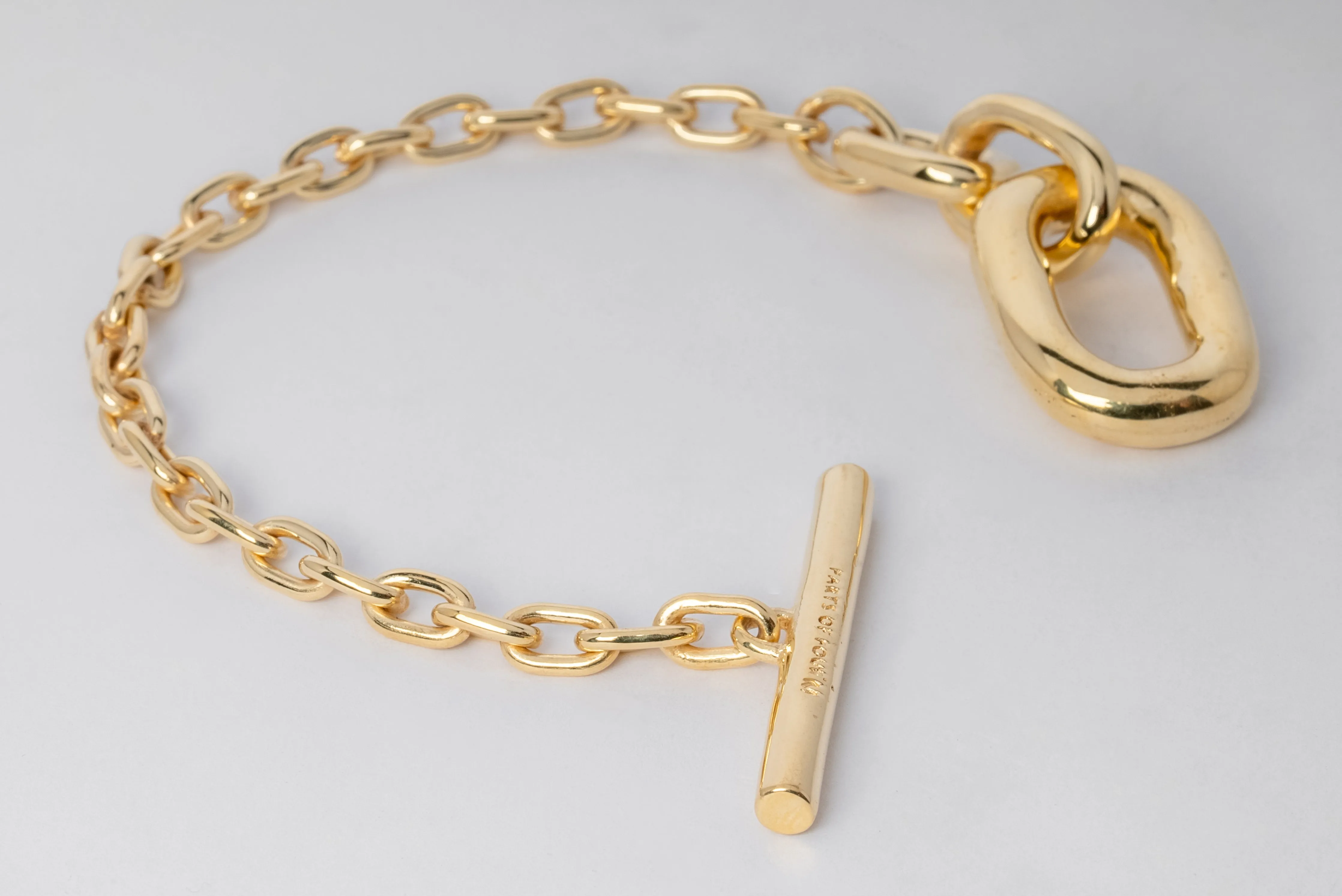 Single Link Toggle Bracelet (YG) sold by Parts of Four product image thumbnail 3