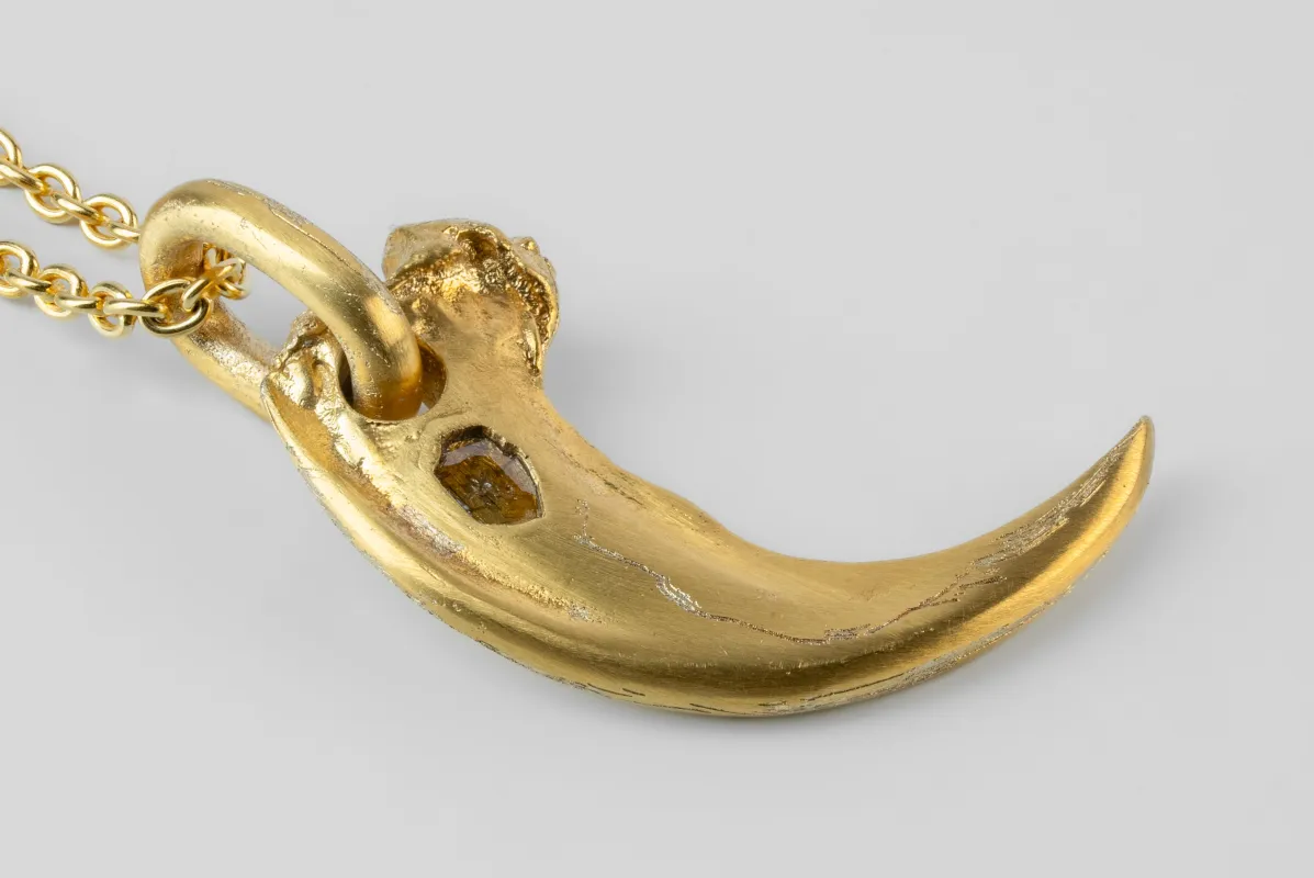 Bear Claw Necklace Redux (0.4 CT, Diamond Slab, AG+AGA+DIA) sold by Parts of Four