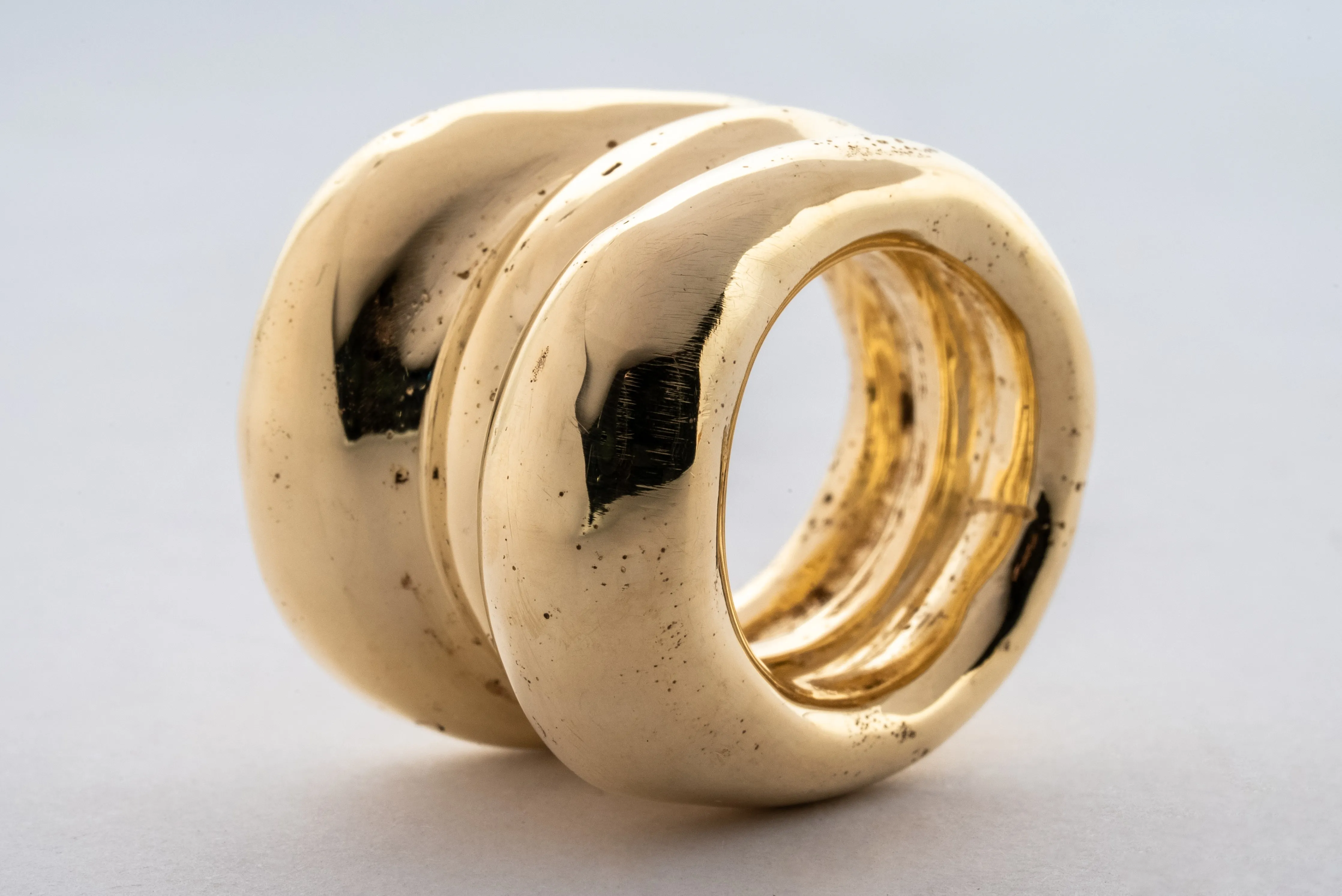 Stack Ring (Mountain Spacer, YG) sold by Parts of Four product image thumbnail 3