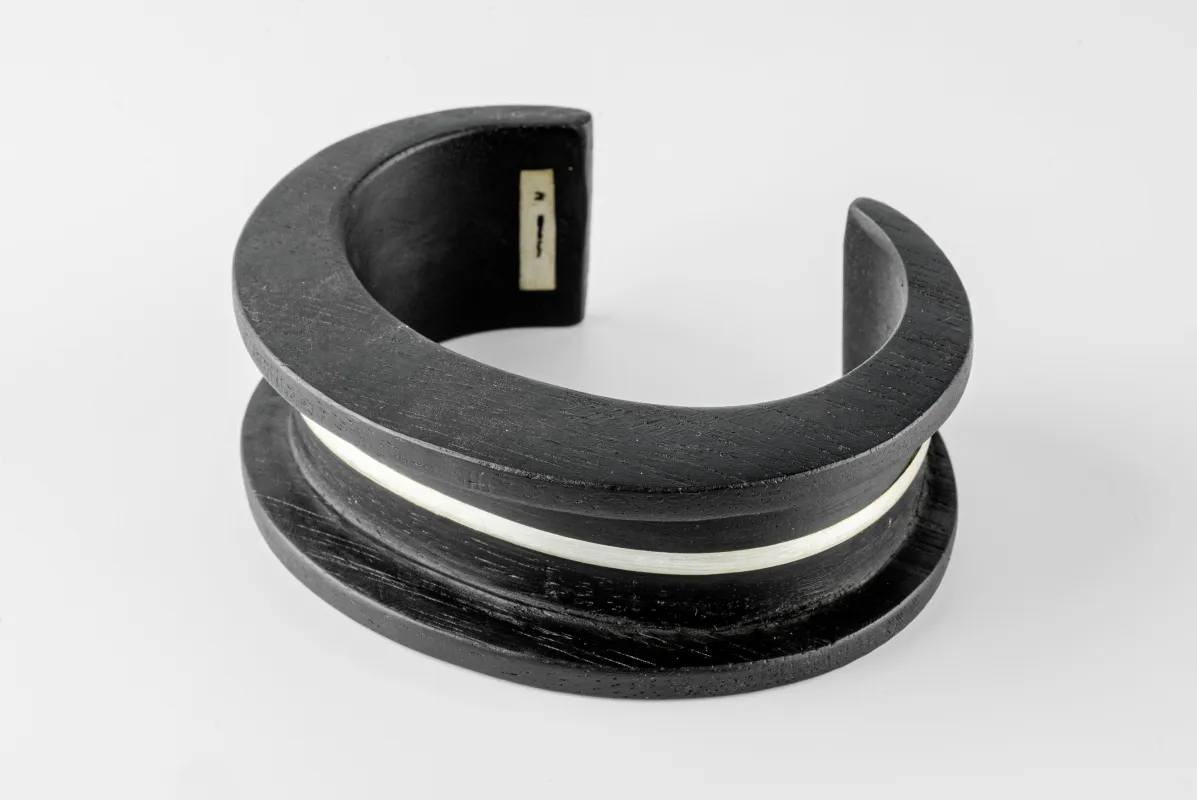 Crescent Channel Bracelet (1 Deco Bar, 30mm, KU+MA) sold by Parts of Four