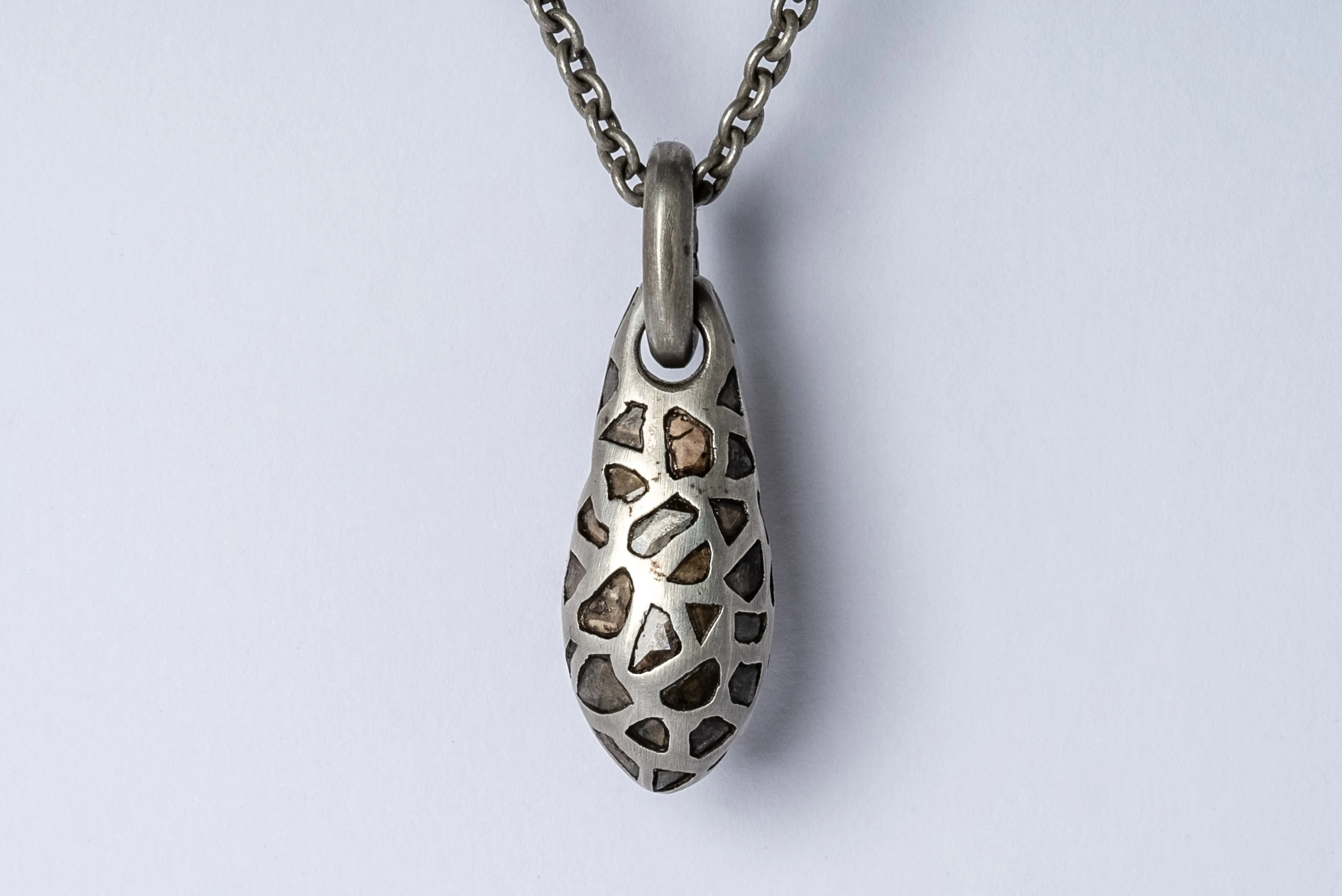 Chrysalis Necklace (Nympha, Mega Pavé, No.3, DA+DIA) sold by Parts of Four product image thumbnail 2